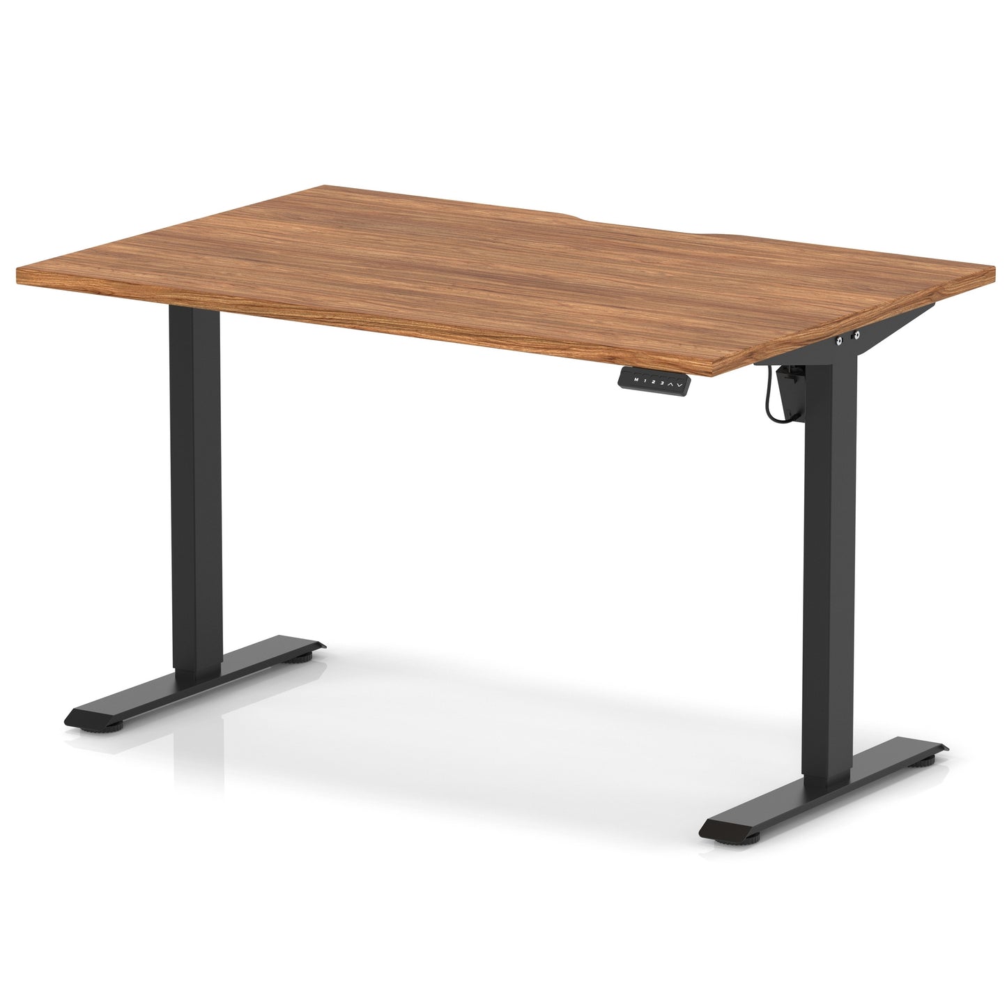 Air Lite Height Adjustable Desk With Scalloped Edge - 6 Table Top Colours and 3 Sizes