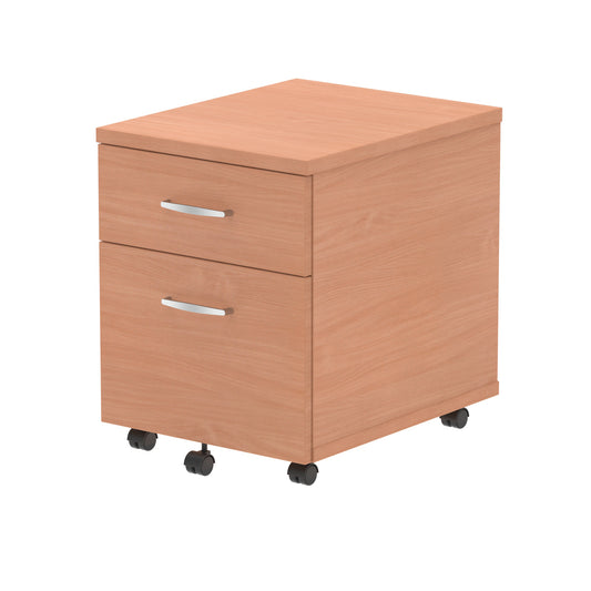 Impulse Mobile Pedestal - 2 or 3 Drawer Option - 430mm - Multiple Colour Options