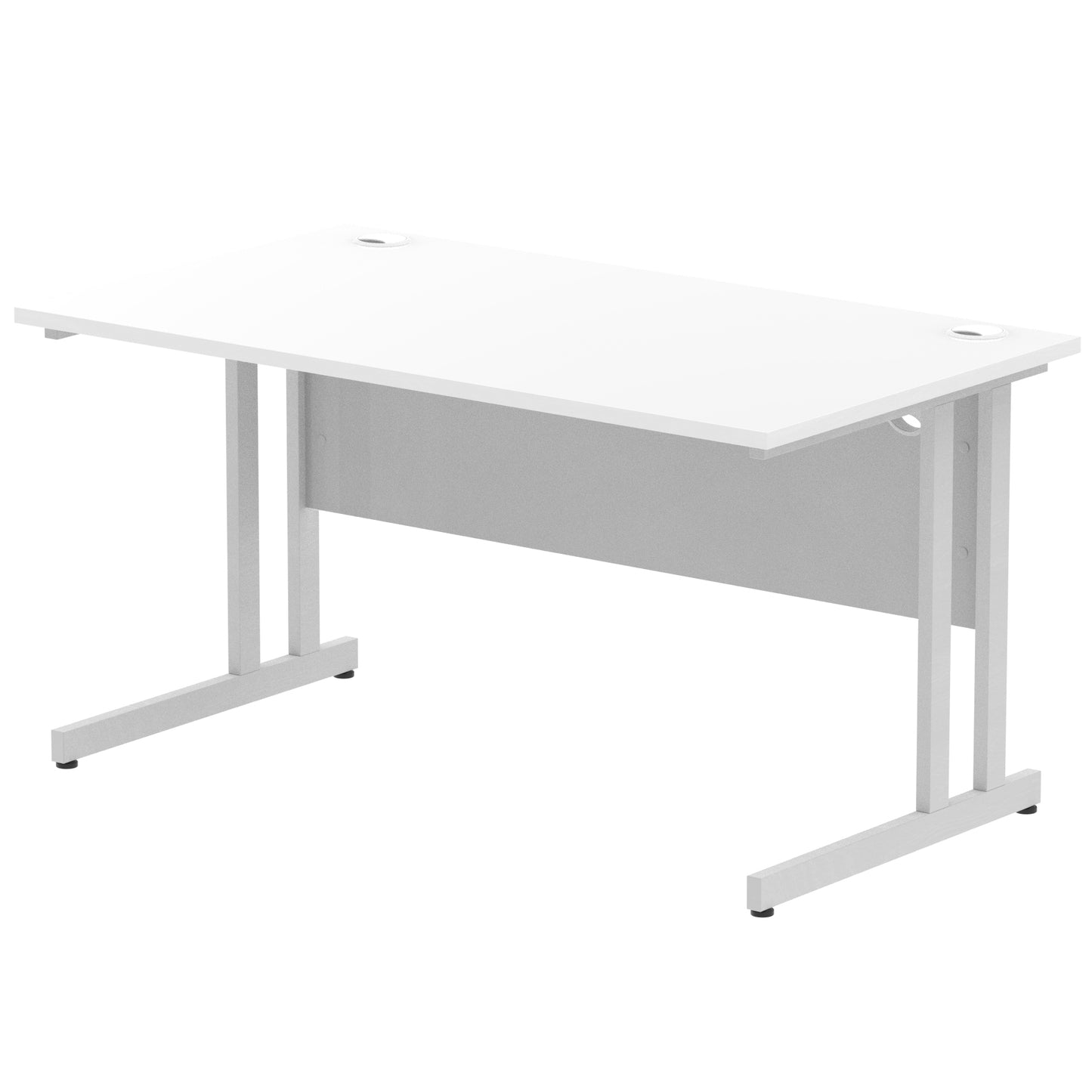 Impulse Straight Desk Cantilever Leg - 1400mm - Multiple Colour Options