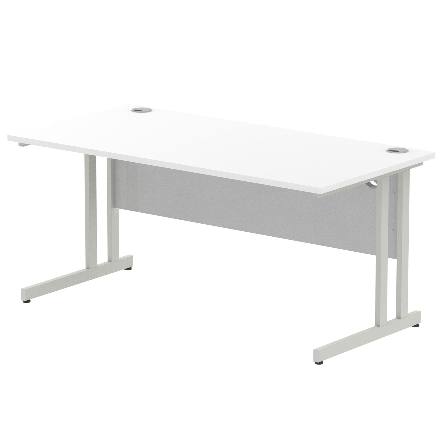 Impulse Straight Desk Cantilever Leg - 1600mm - Multiple Colour Options