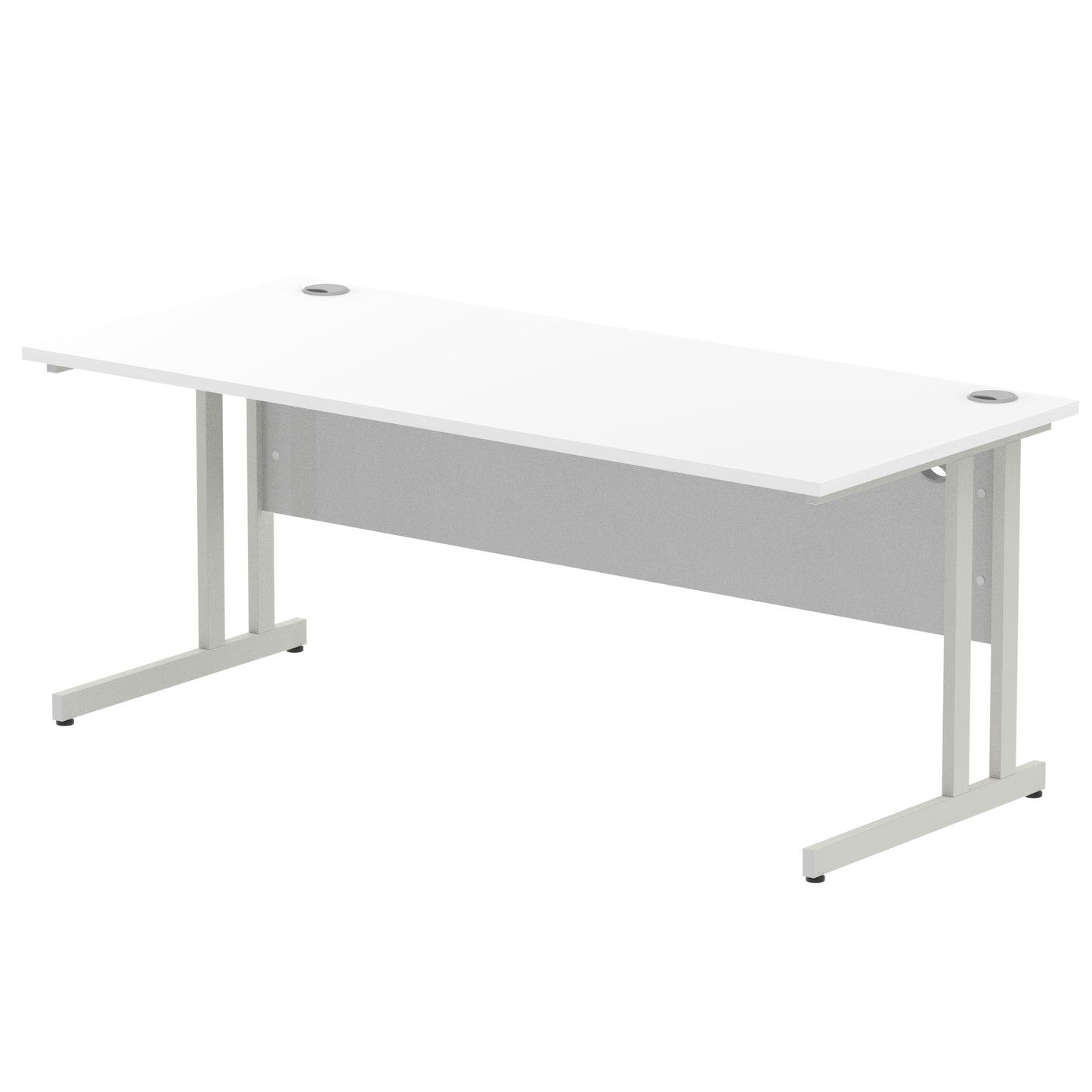 Impulse Straight Desk Cantilever Leg - 1800mm - Multiple Colour Options