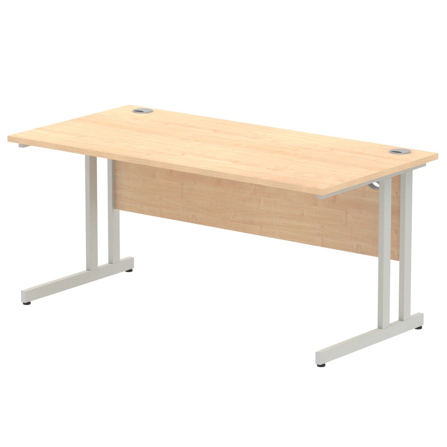 Impulse Straight Desk Cantilever Leg - 1600mm - Multiple Colour Options