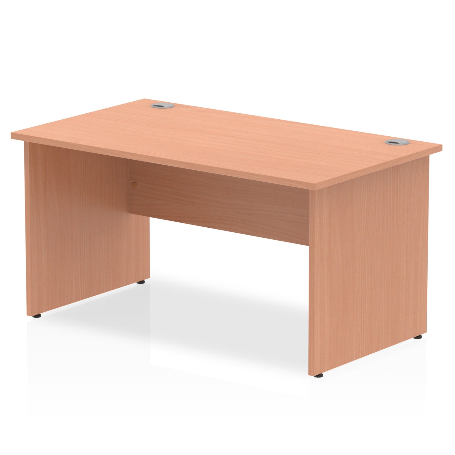 Impulse Straight Desk Panel End Leg - 1400mm - Multiple Colour Options