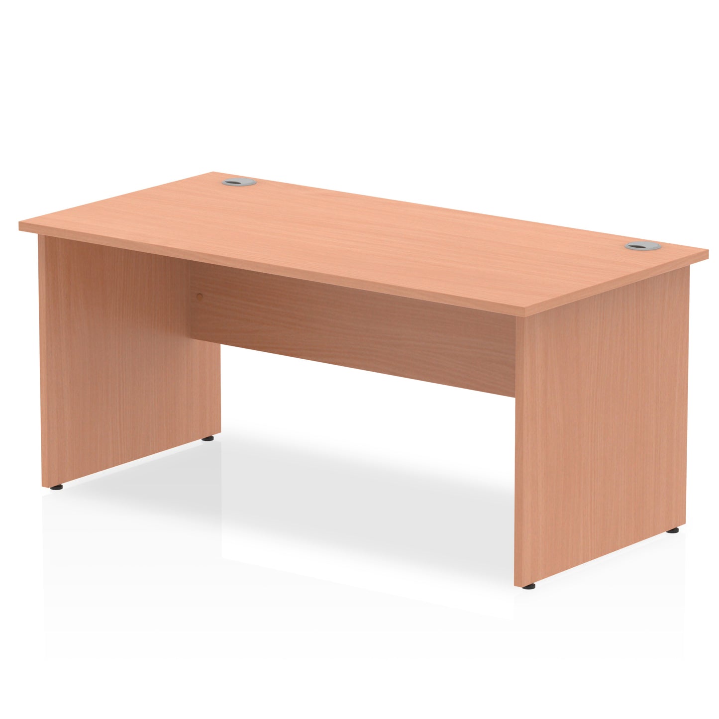 Impulse Straight Desk Panel End Leg - 1600mm - Multiple Colour Options