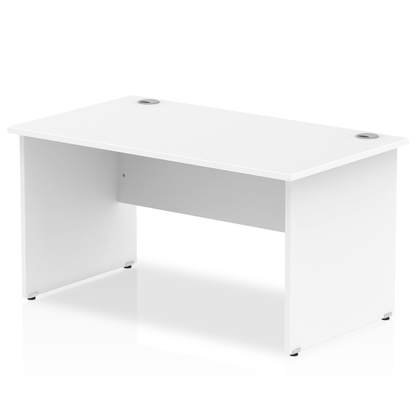 Impulse Straight Desk Panel End Leg - 1400mm - Multiple Colour Options
