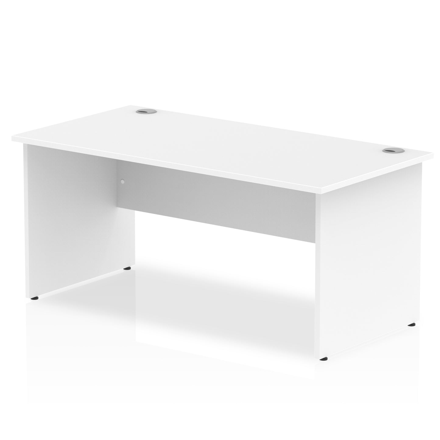 Impulse Straight Desk Panel End Leg - 1600mm - Multiple Colour Options