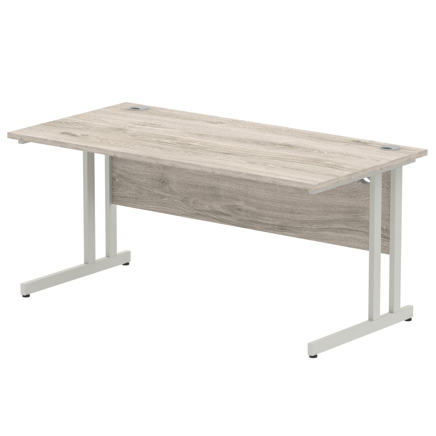 Impulse Straight Desk Cantilever Leg - 1600mm - Multiple Colour Options