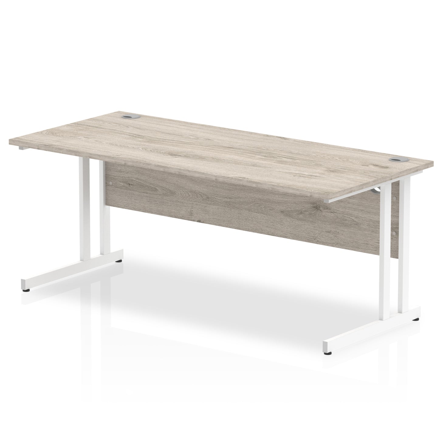 Impulse Straight Desk Cantilever Leg - 1800mm - Multiple Colour Options