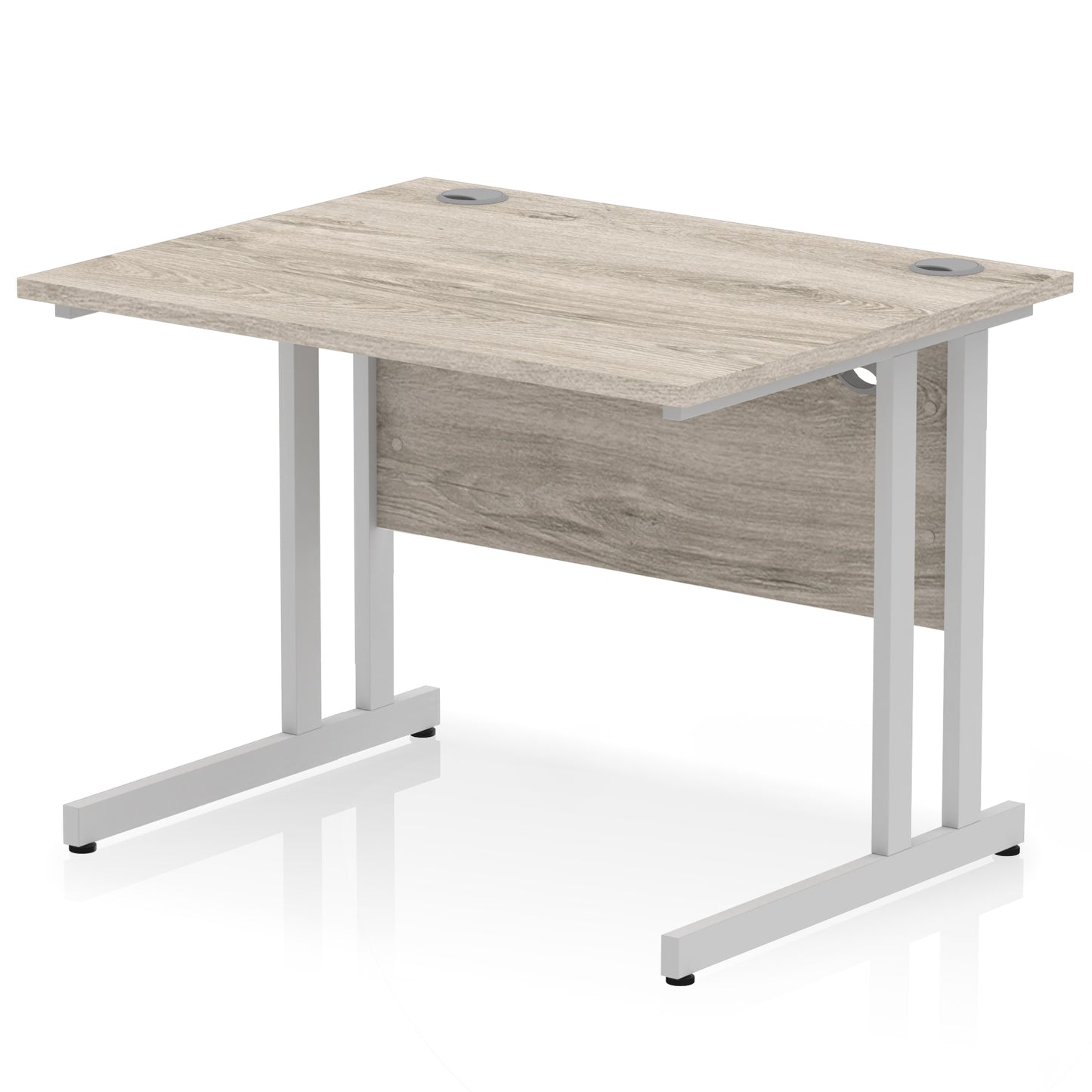 Impulse Straight Desk Cantilever Leg - 1000mm - Multiple Colour Options