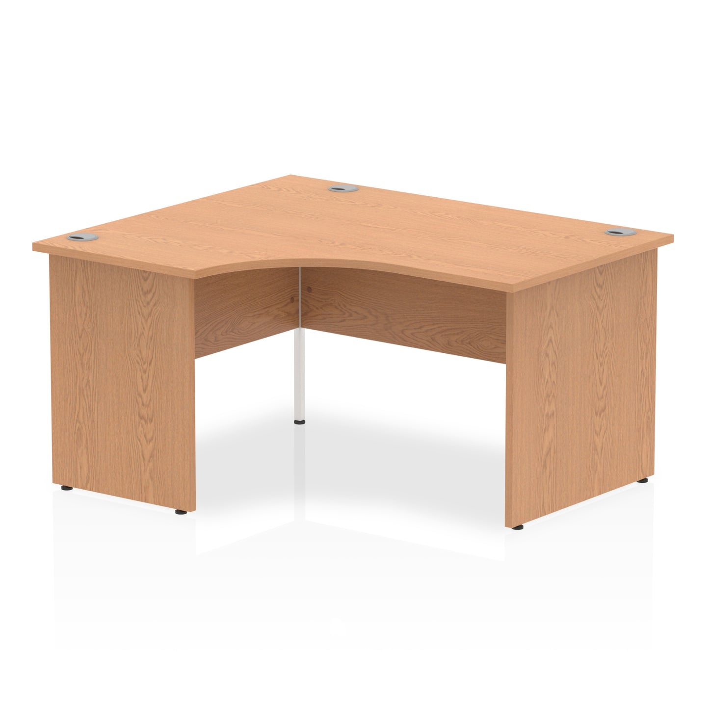 Impulse Left Hand Crescent Desk Panel End Leg - 1400mm - Multiple Colour Options