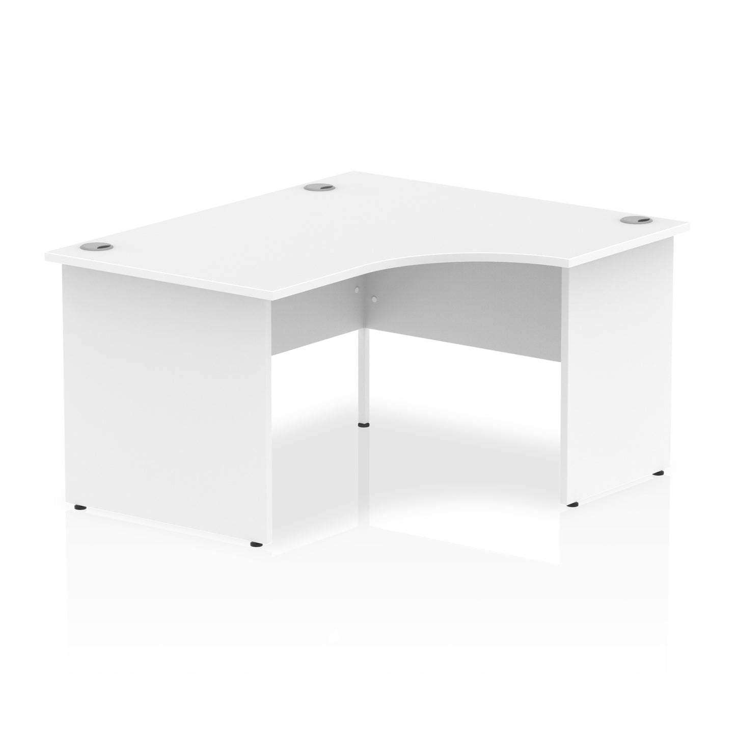 Impulse Right Hand Crescent Desk Panel End Leg - 1400mm - Multiple Colour Options
