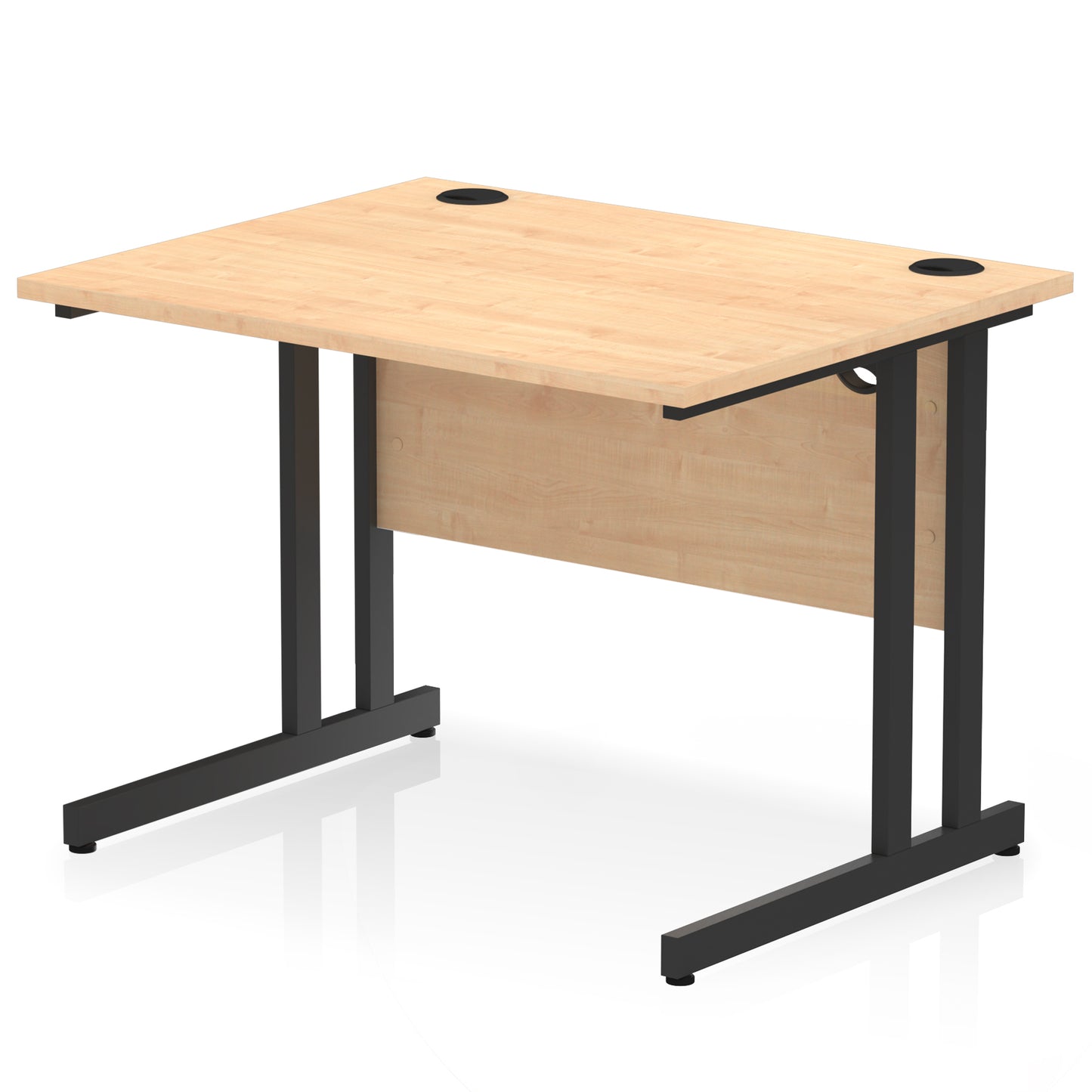 Impulse Straight Desk Cantilever Leg - 1000mm - Multiple Colour Options