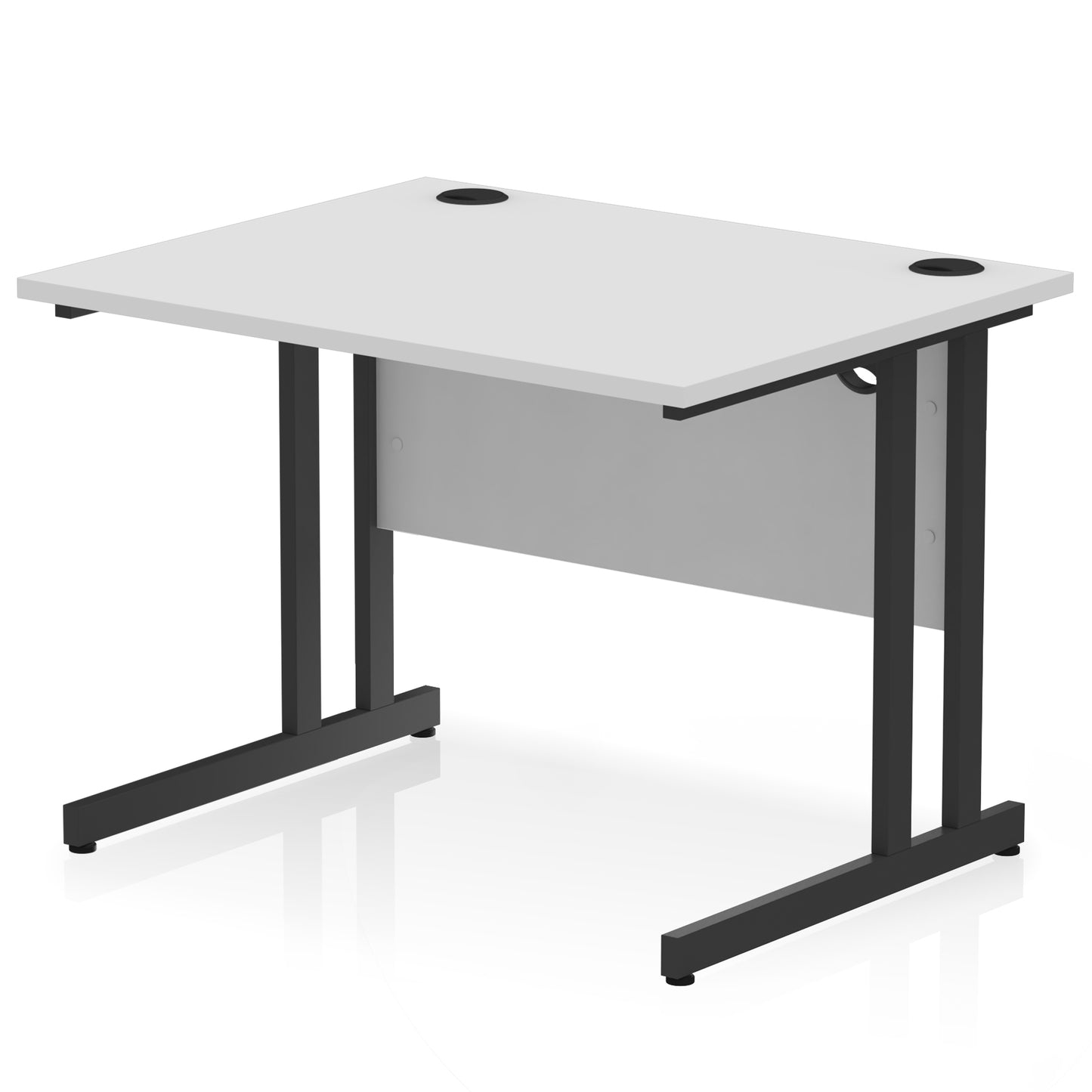 Impulse Straight Desk Cantilever Leg - 1000mm - Multiple Colour Options