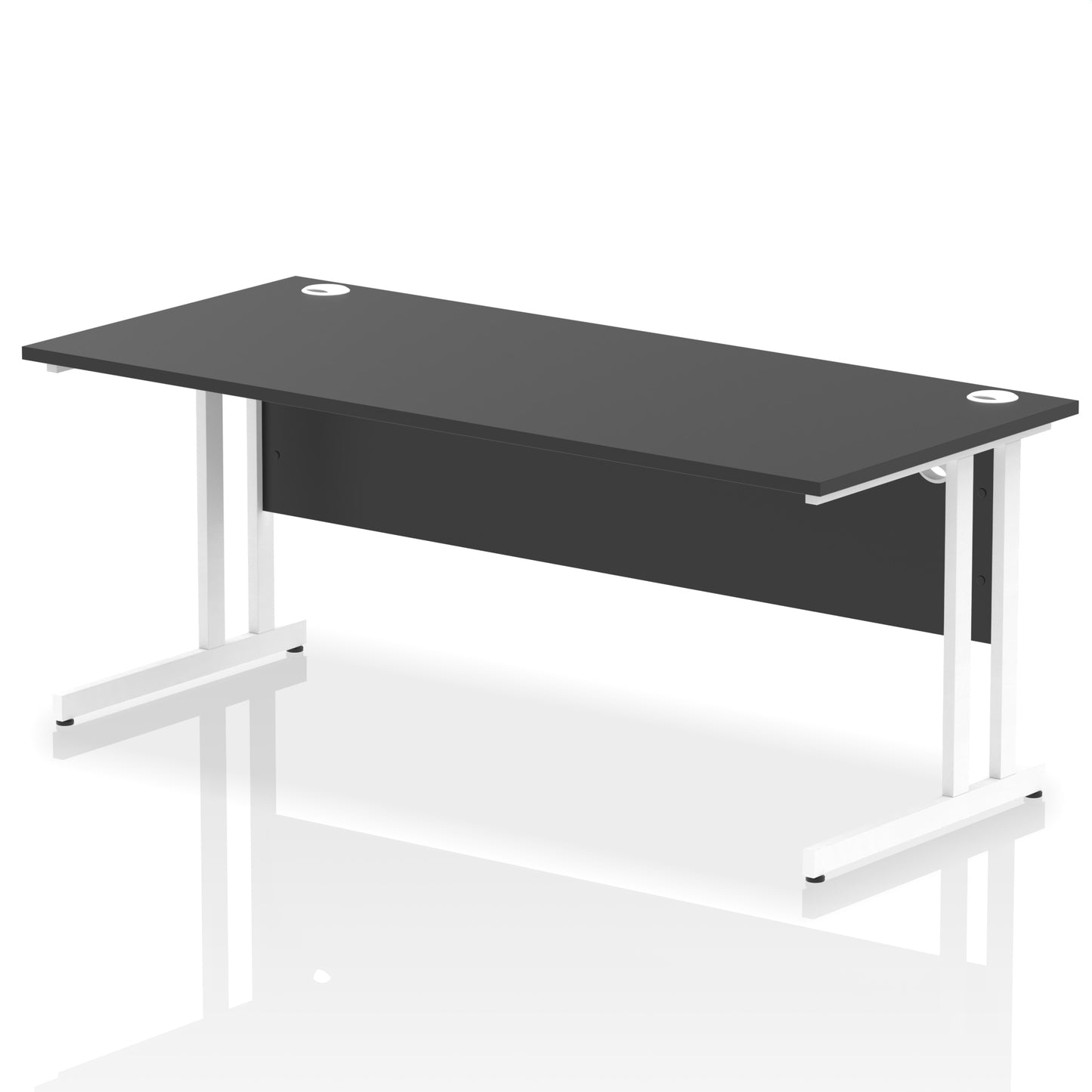 Impulse Straight Desk Cantilever Leg - 1800mm - Multiple Colour Options