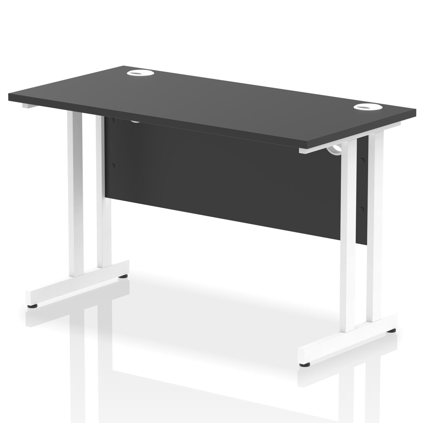 Impulse Slimline Desk Cantilever Leg - 1200mm - Multiple Colour Options