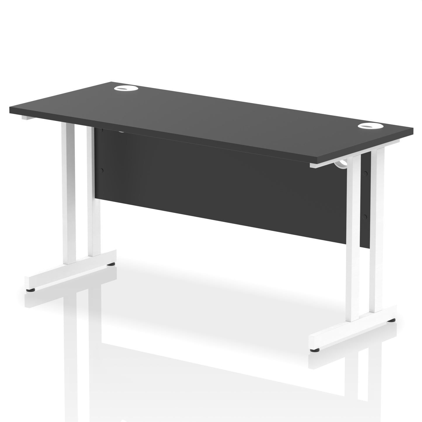 Impulse Slimline Desk Cantilever Leg - 1400mm - Multiple Colour Options