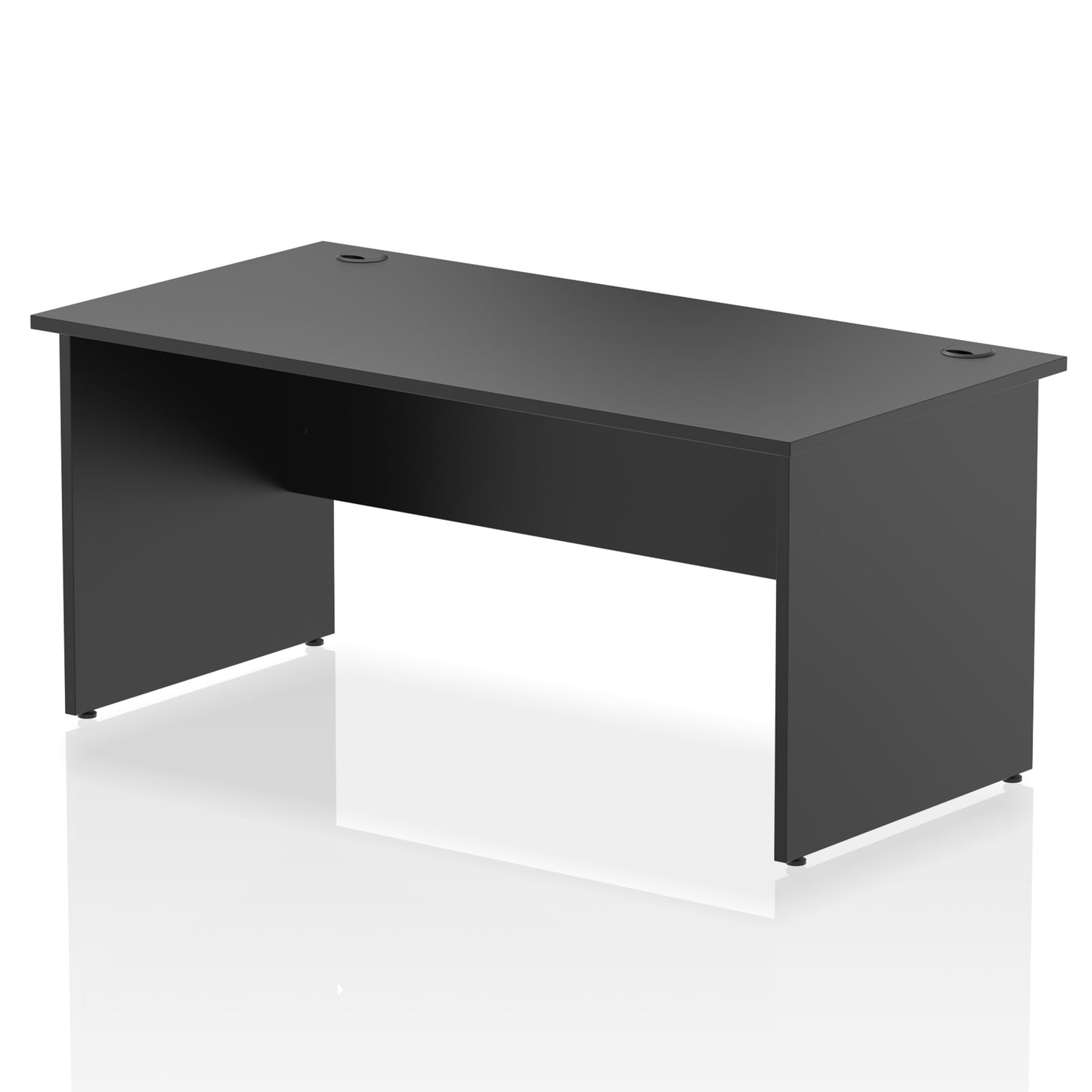 Impulse Straight Desk Panel End Leg - 1600mm - Multiple Colour Options