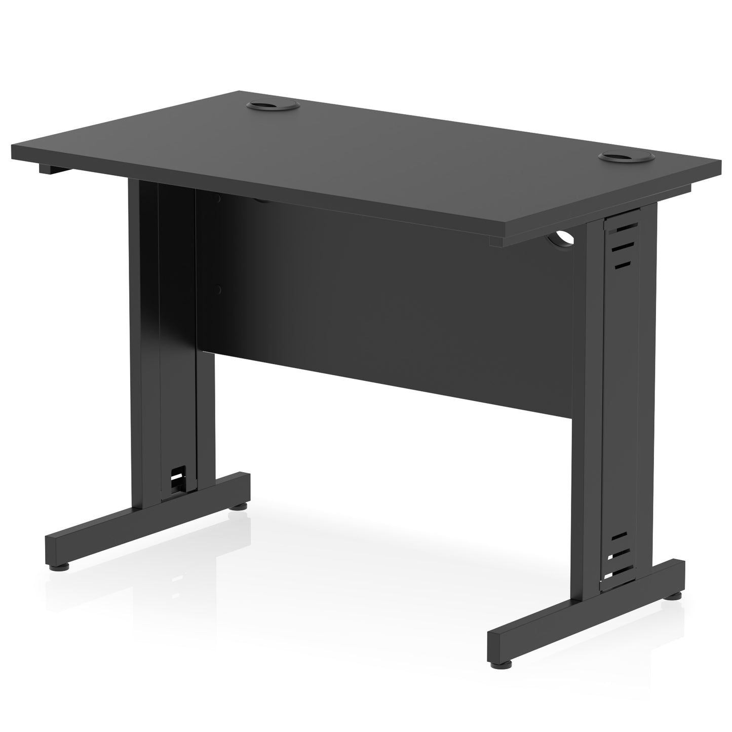 Impulse Slimline Desk Cable Managed Leg - 1000mm - Multiple Colour Options