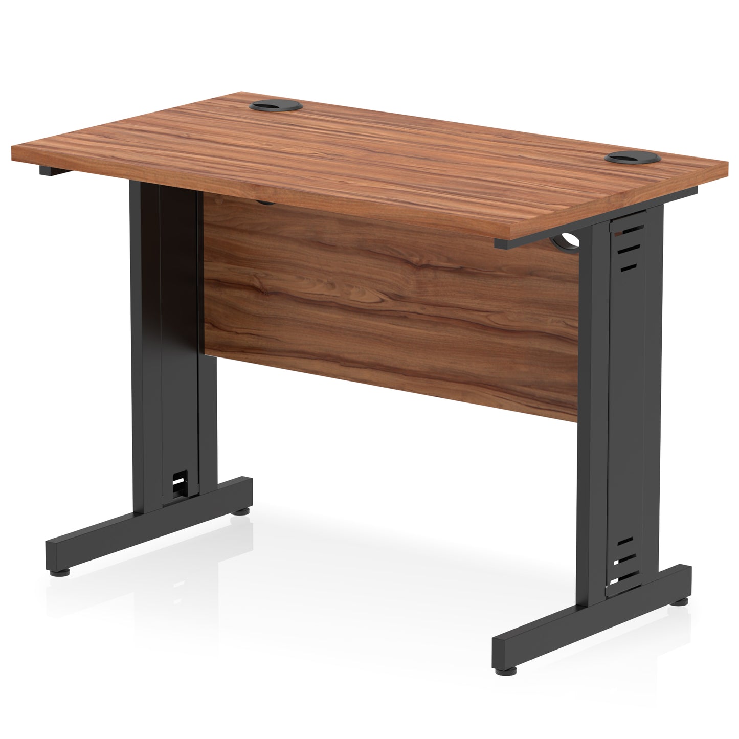 Impulse Slimline Desk Cable Managed Leg - 1000mm - Multiple Colour Options