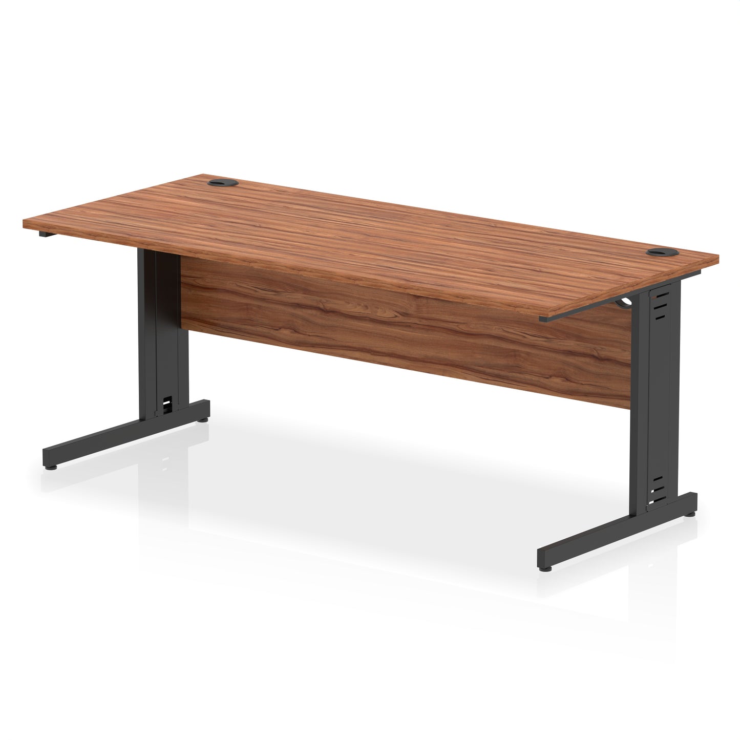 Impulse Straight Desk Cable Managed Leg - 1800mm - Multiple Colour Options