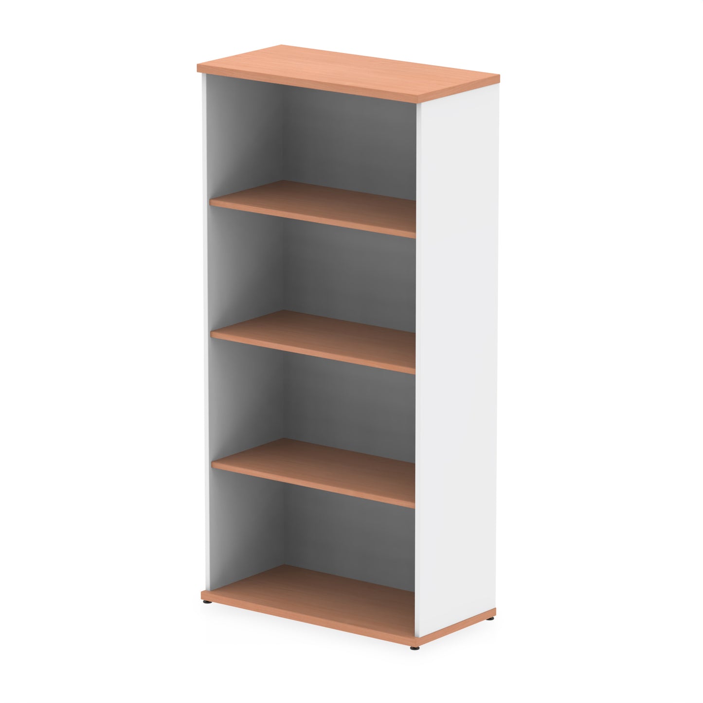 Impulse Bookcase - 800mm, 1200mm, 1600mm or 2000mm Height - 800mm Wide - Multiple Colour Options