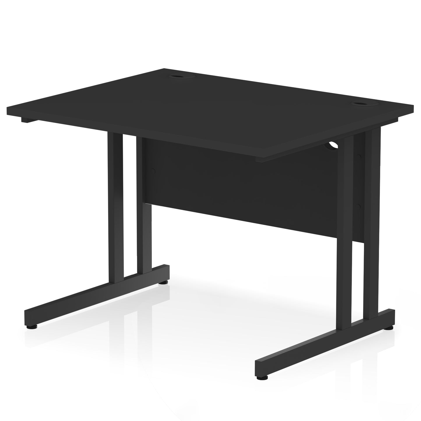 Impulse Straight Desk Cantilever Leg - 1000mm - Multiple Colour Options