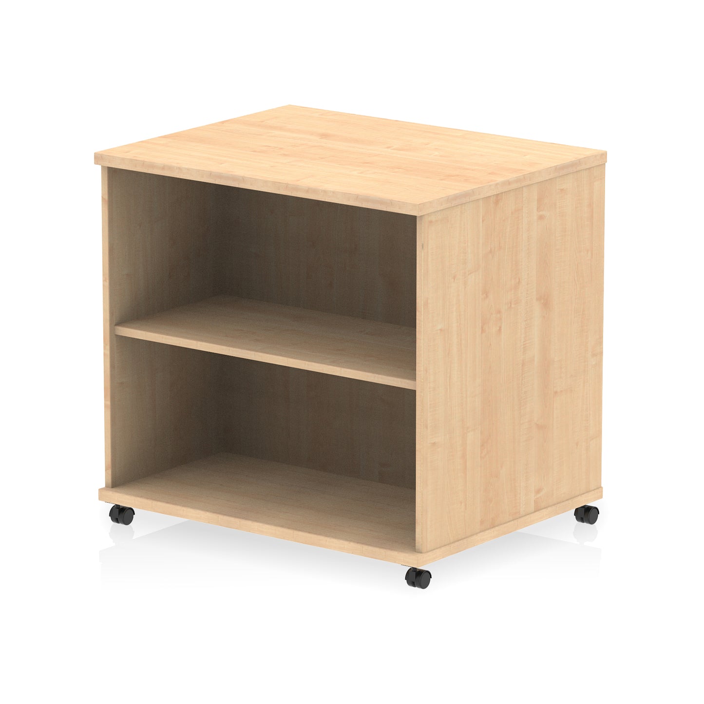 Impulse Mobile Bookcase on Wheels - 800mm - Available in Thirteen Colour Options