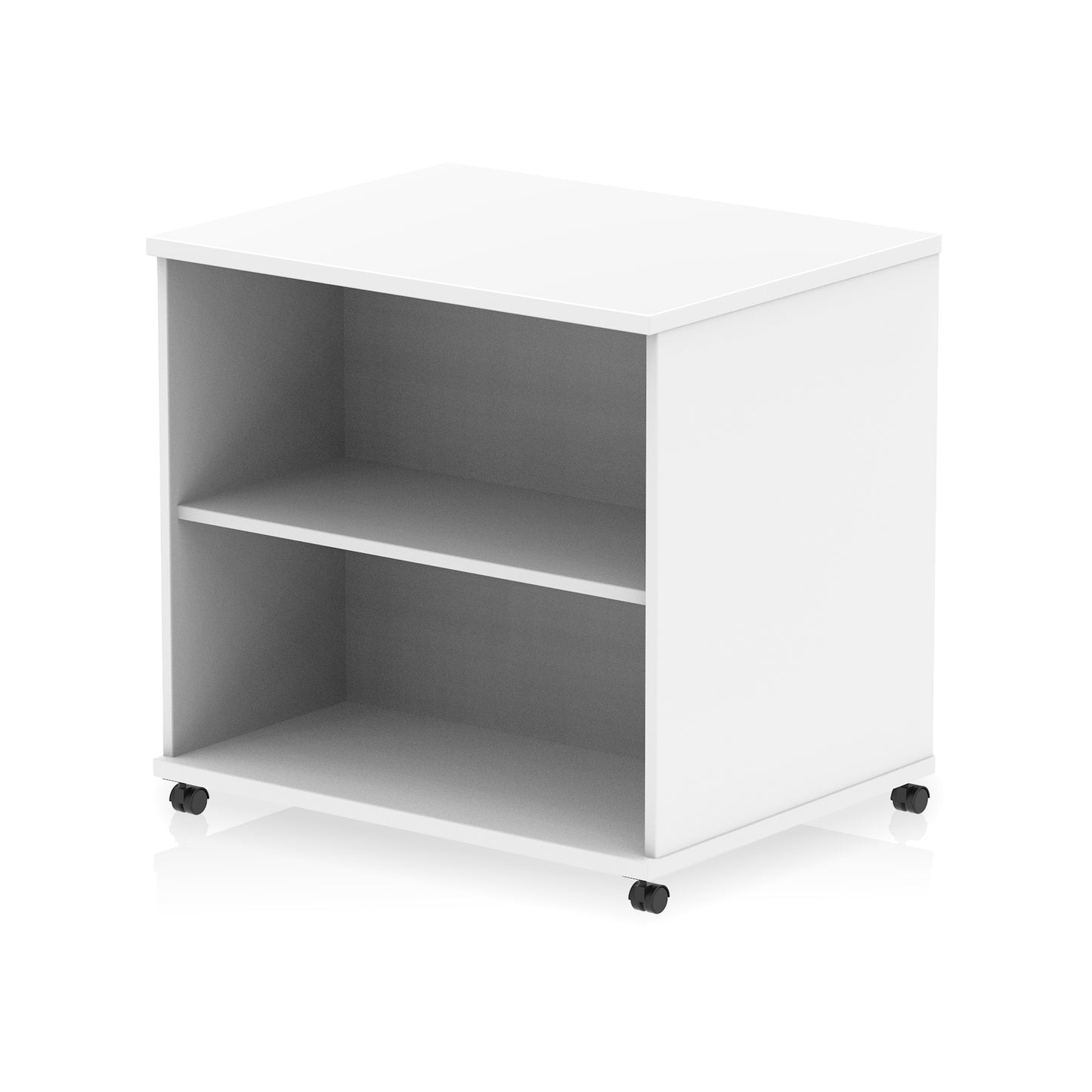 Impulse Mobile Bookcase on Wheels - 800mm - Available in Thirteen Colour Options