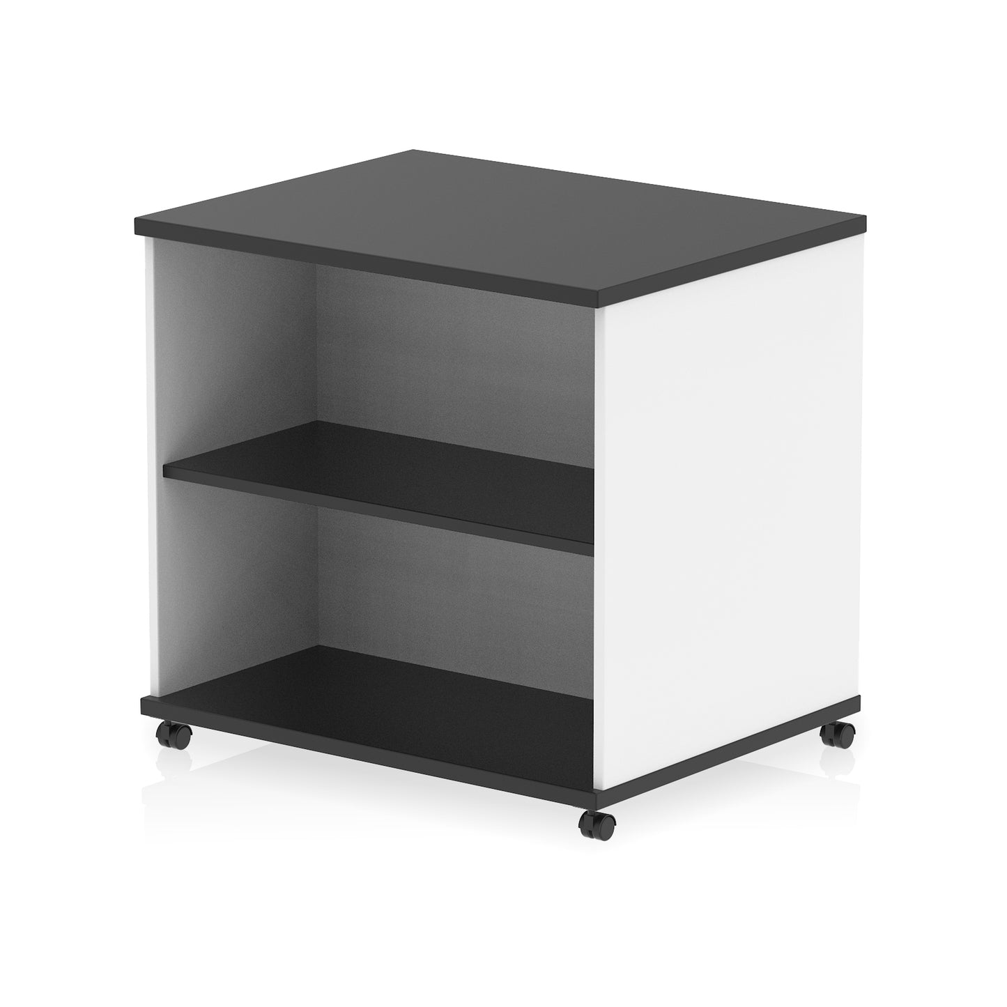 Impulse Mobile Bookcase on Wheels - 800mm - Available in Thirteen Colour Options