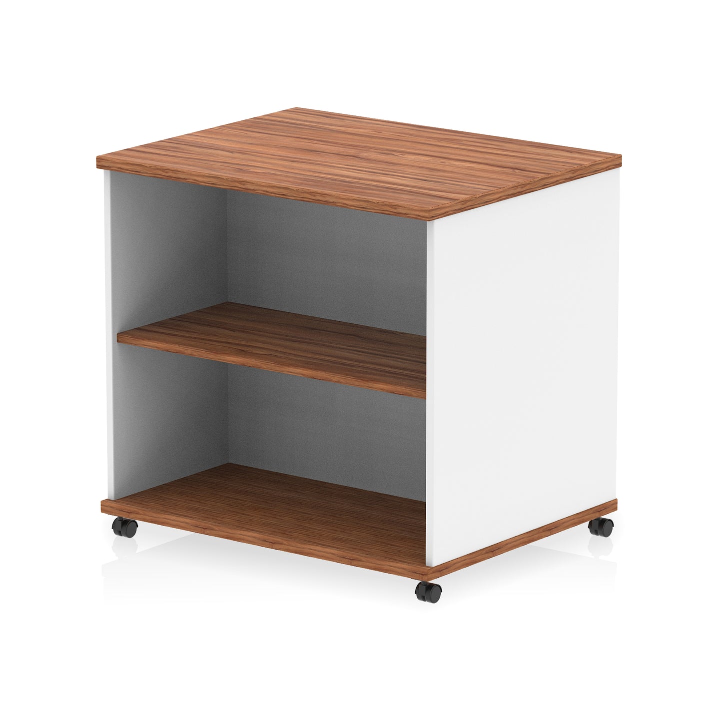 Impulse Mobile Bookcase on Wheels - 800mm - Available in Thirteen Colour Options