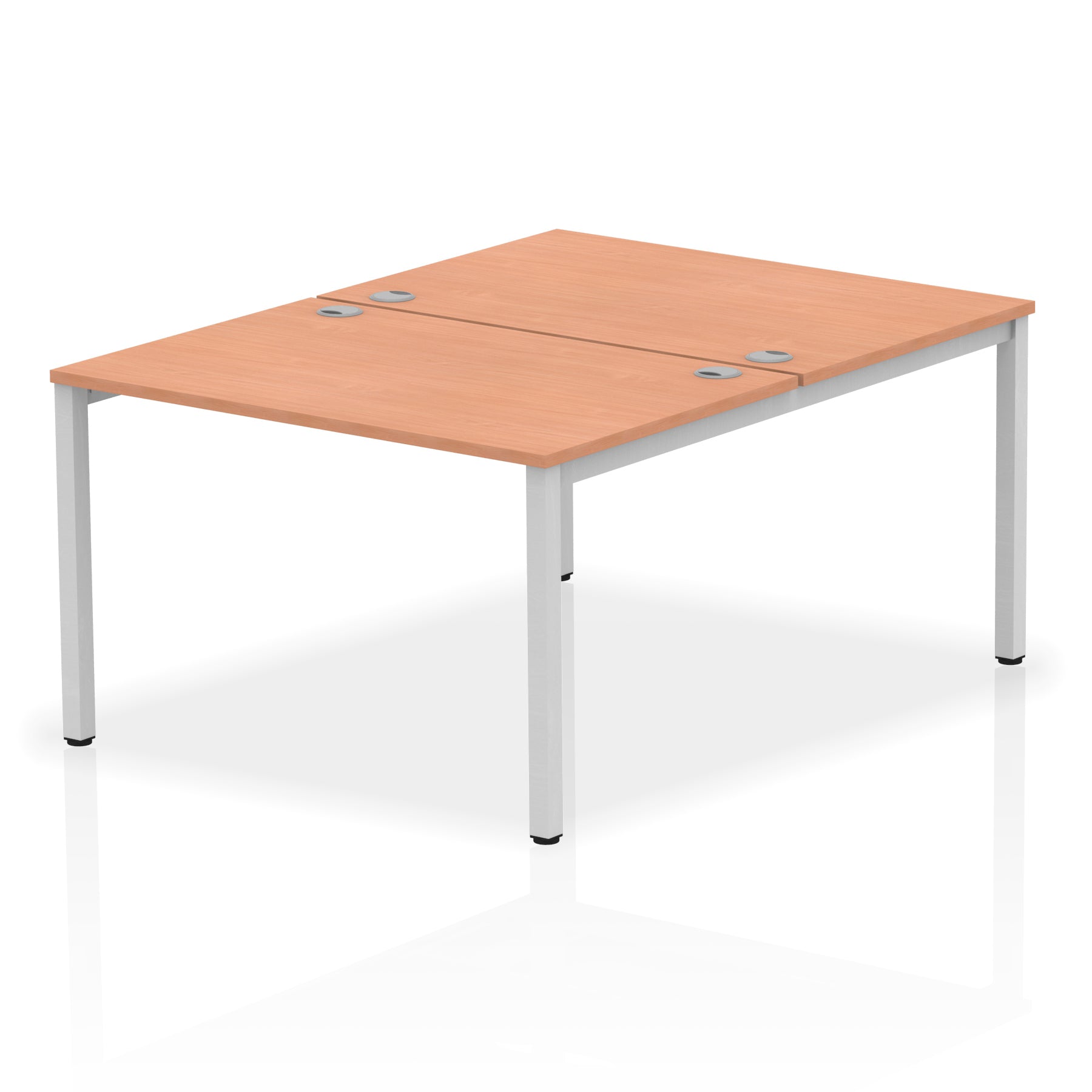 Impulse B2B Bench Desk - 2 Person - 1200mm, 1400mm, 1600mm, 1800mm - Multiple Colour Options