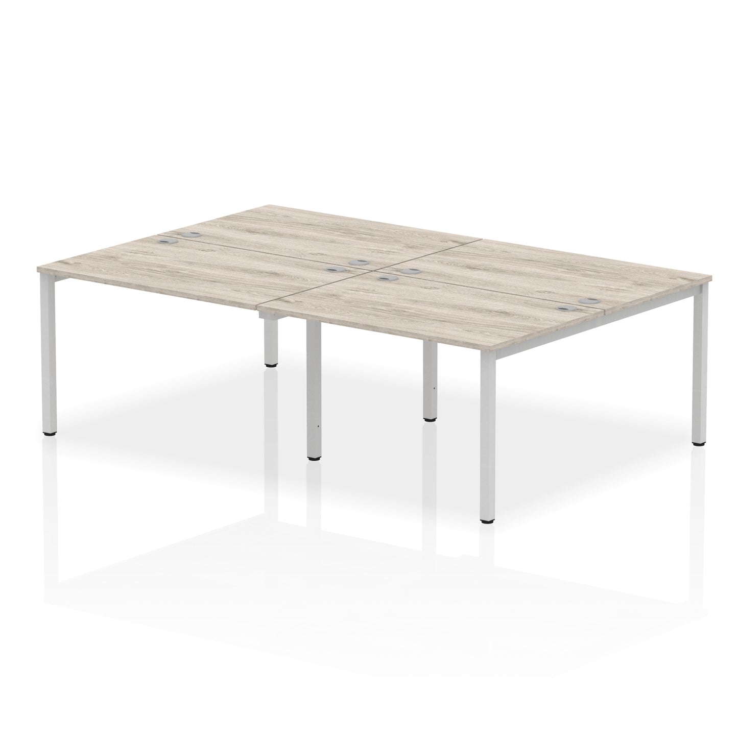 Impulse B2B Bench Desk - 4 Person - 2400mm, 2800mm, 3200mm, 3600mm - Multiple Colour Options