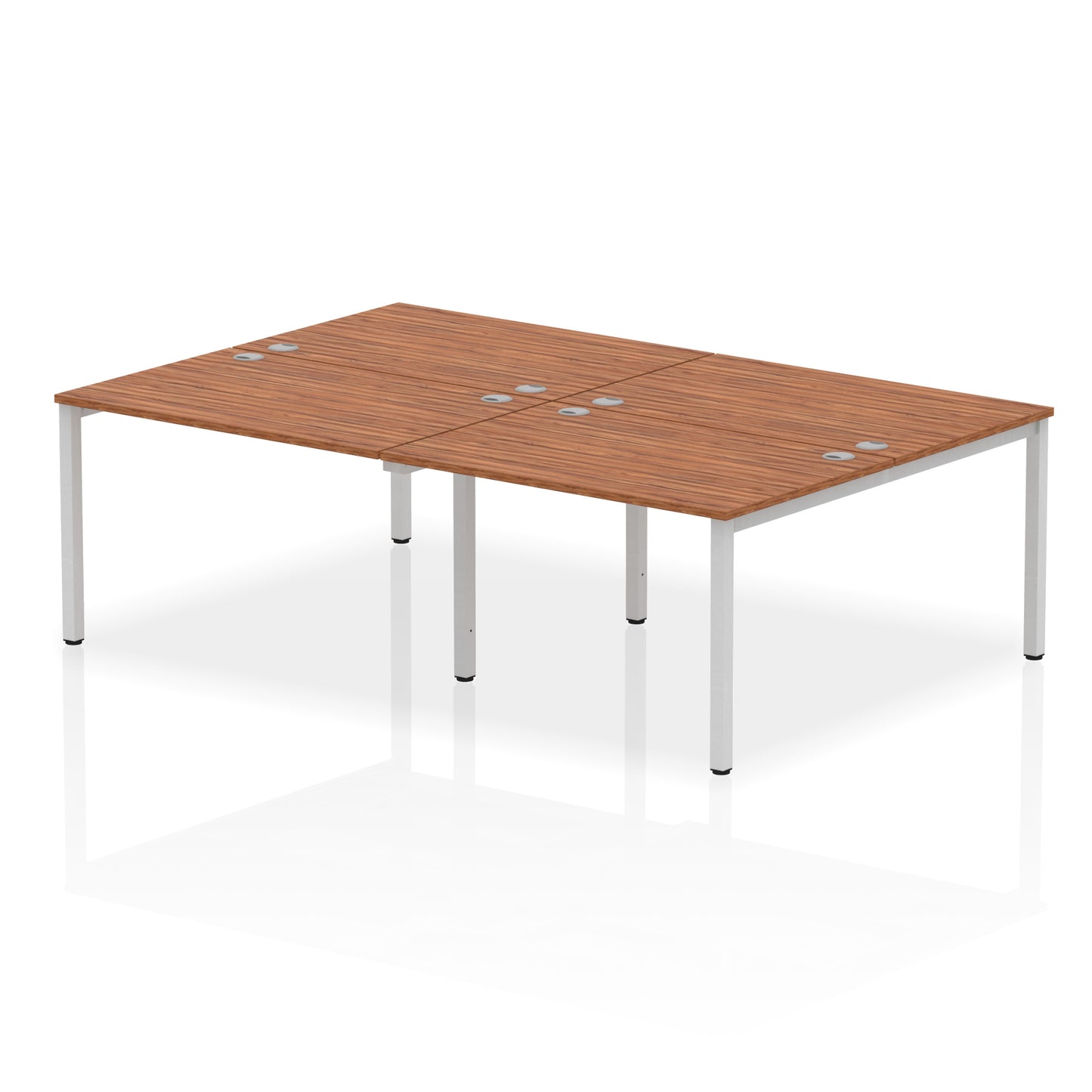 Impulse B2B Bench Desk - 4 Person - 2400mm, 2800mm, 3200mm, 3600mm - Multiple Colour Options