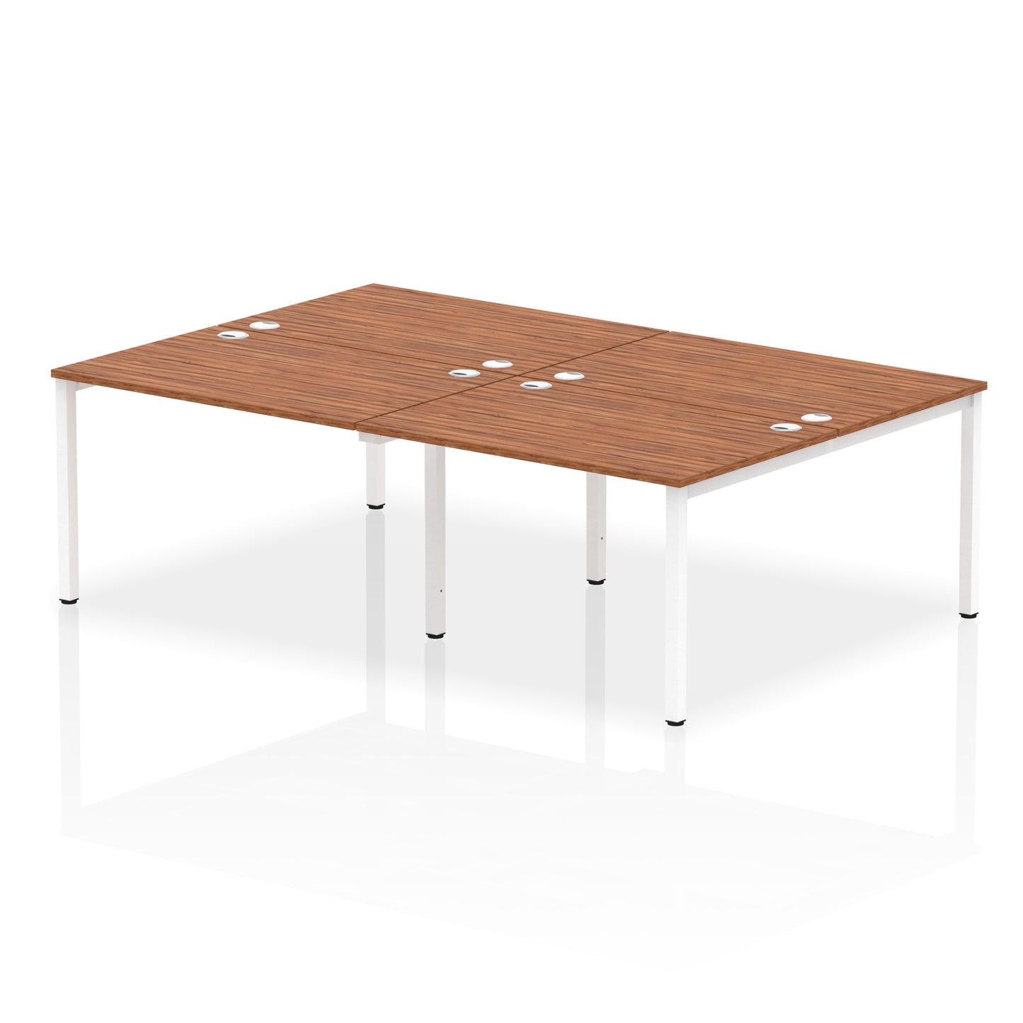 Impulse B2B Bench Desk - 4 Person - 2400mm, 2800mm, 3200mm, 3600mm - Multiple Colour Options