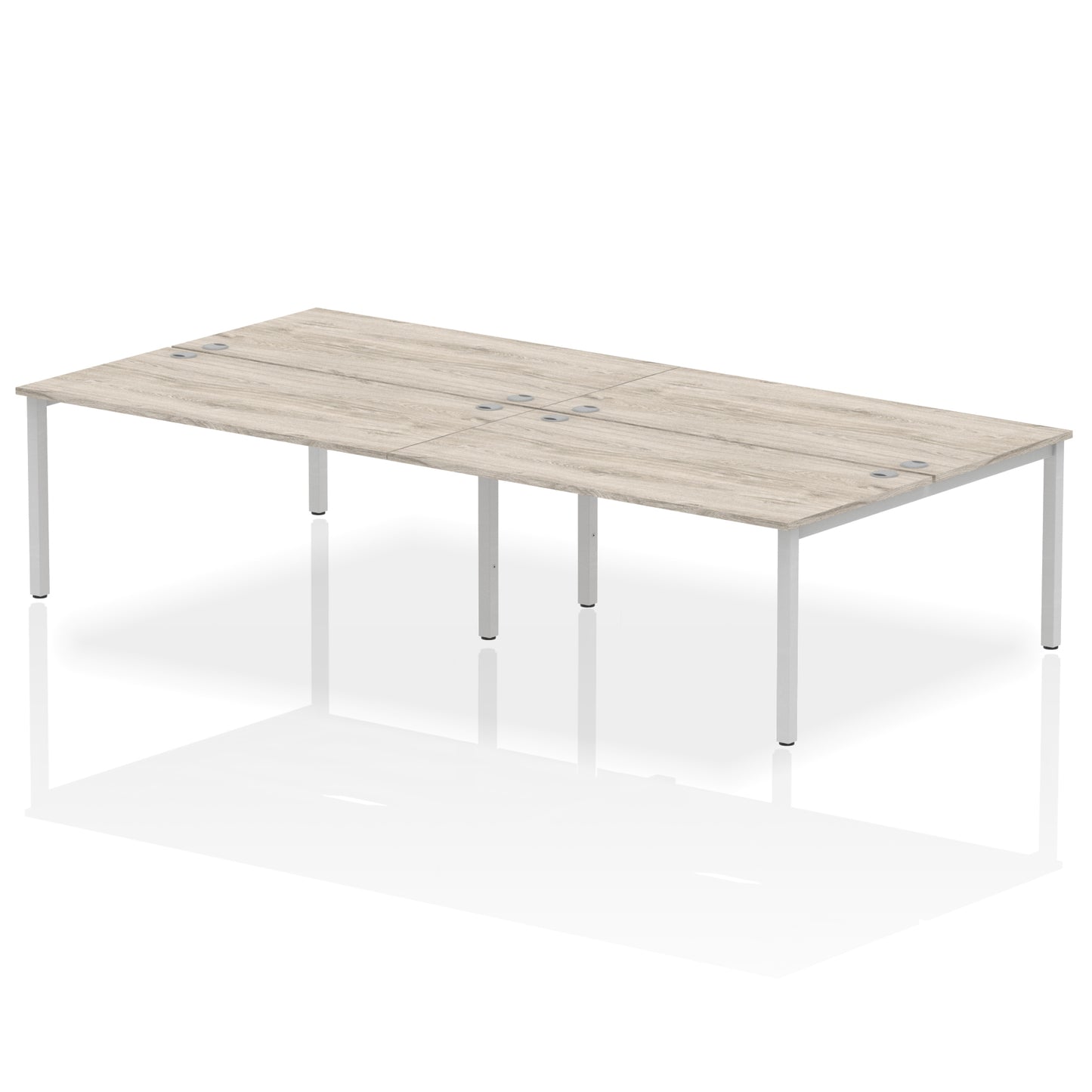 Impulse B2B Bench Desk - 4 Person - 2400mm, 2800mm, 3200mm, 3600mm - Multiple Colour Options