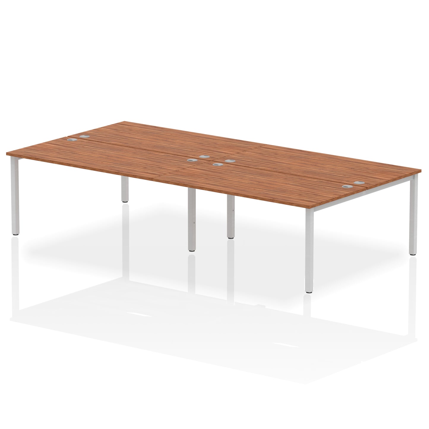 Impulse B2B Bench Desk - 4 Person - 2400mm, 2800mm, 3200mm, 3600mm - Multiple Colour Options