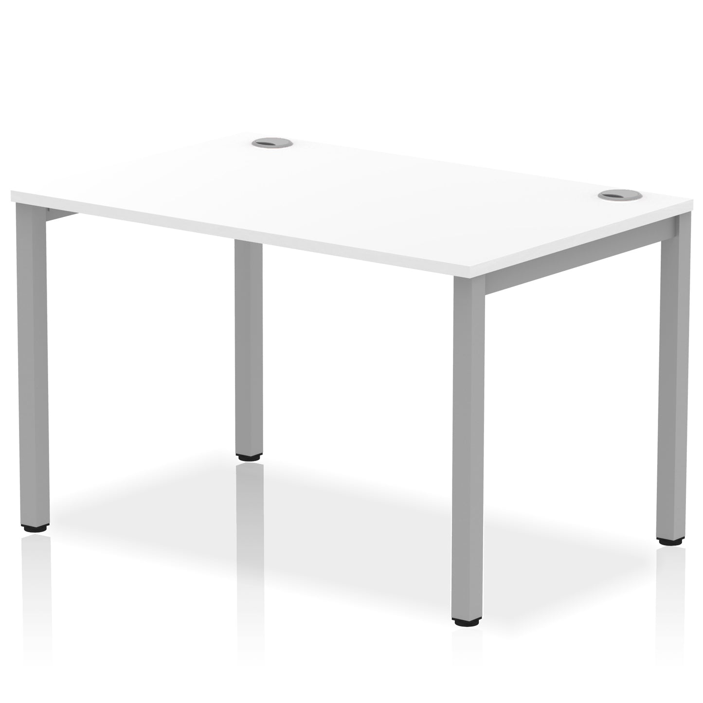 Impulse Single Starter Bench Desk - 1200mm, 1400mm, 1600mm, 1800mm - Multiple Colour Options