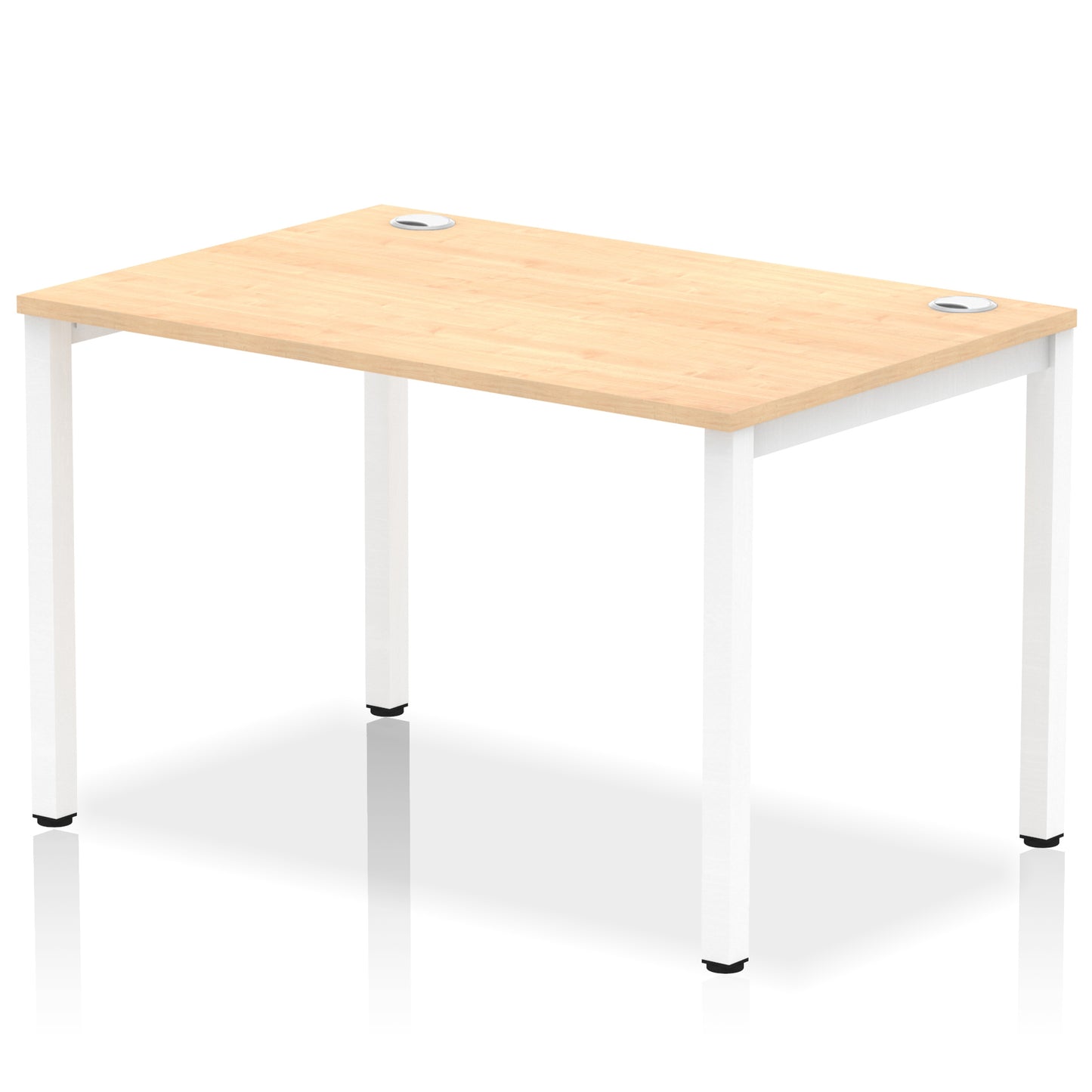 Impulse Single Starter Bench Desk - 1200mm, 1400mm, 1600mm, 1800mm - Multiple Colour Options