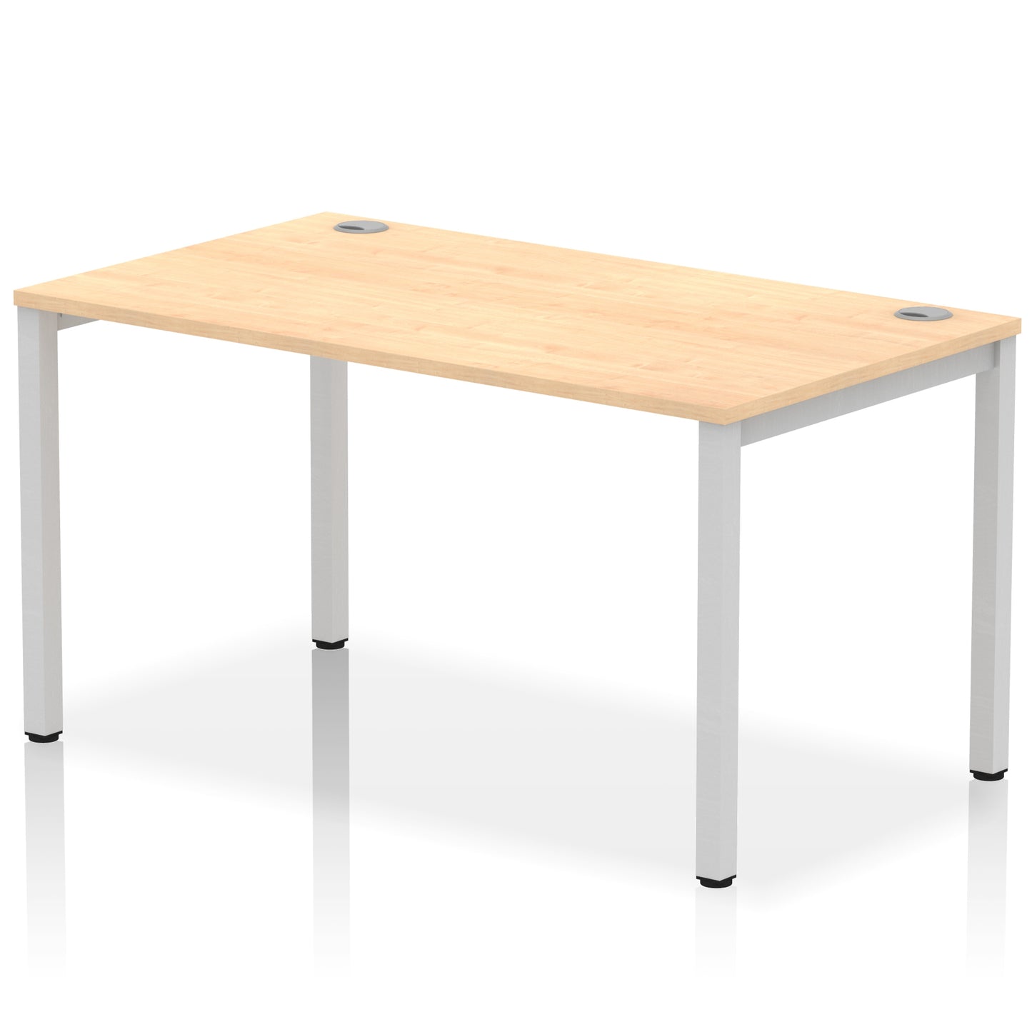 Impulse Single Starter Bench Desk - 1200mm, 1400mm, 1600mm, 1800mm - Multiple Colour Options