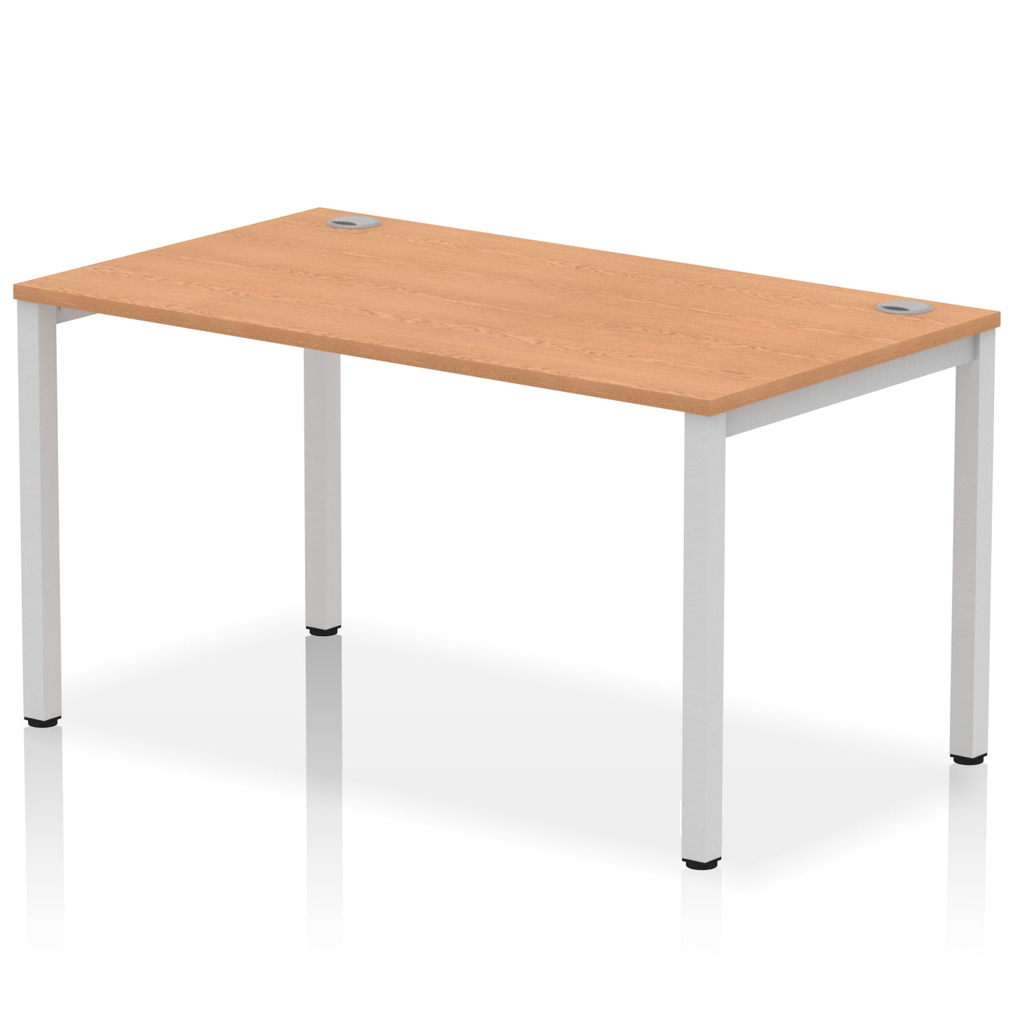 Impulse Single Starter Bench Desk - 1200mm, 1400mm, 1600mm, 1800mm - Multiple Colour Options