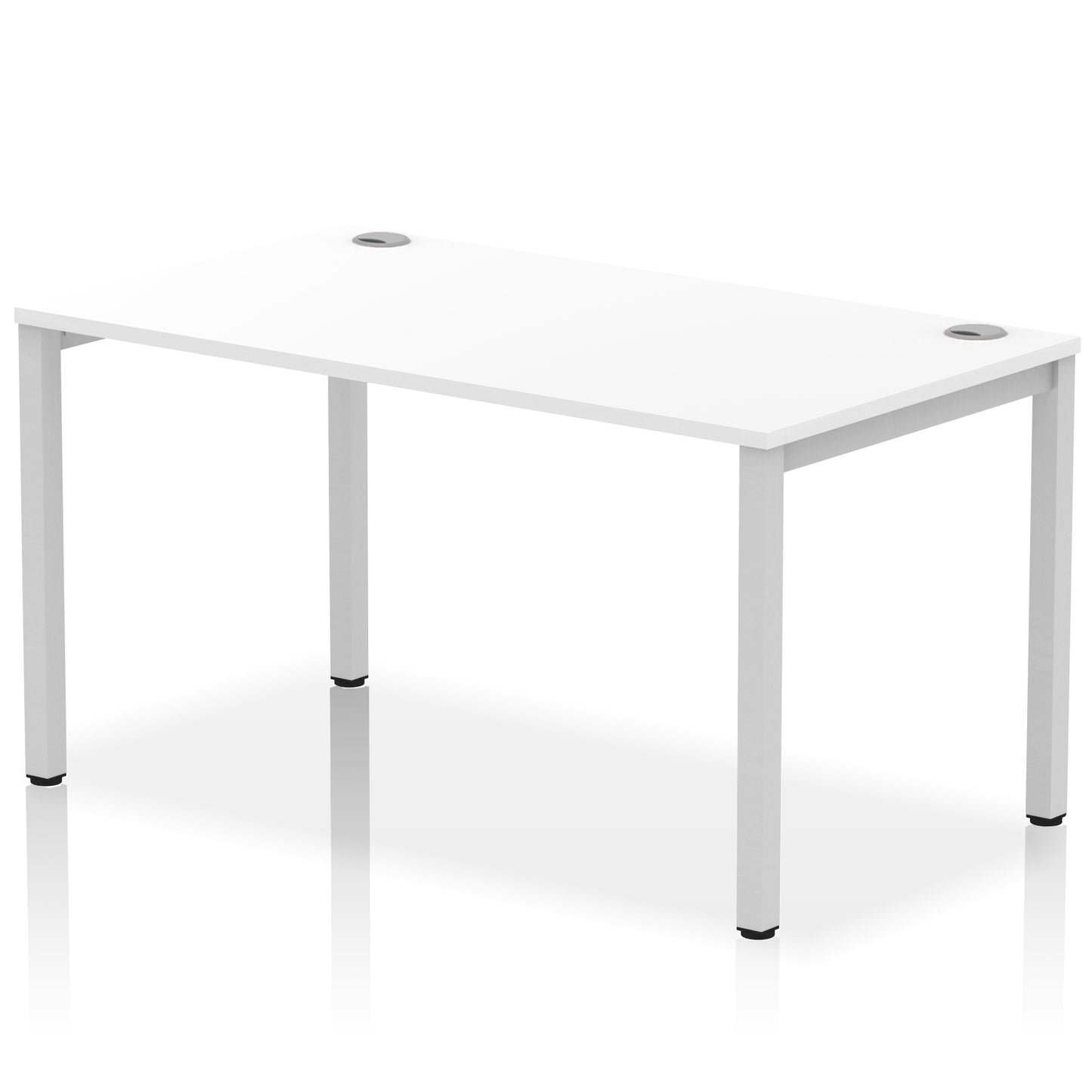 Impulse Single Starter Bench Desk - 1200mm, 1400mm, 1600mm, 1800mm - Multiple Colour Options