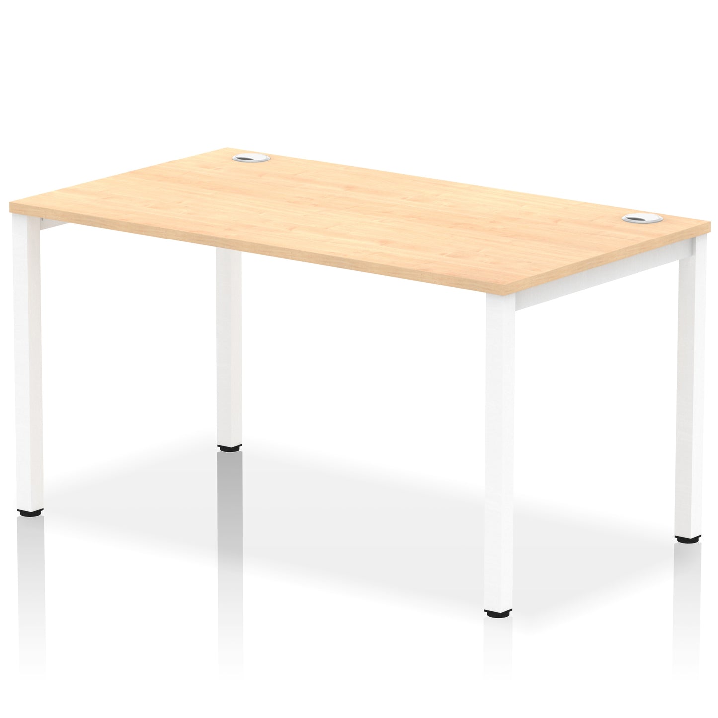 Impulse Single Starter Bench Desk - 1200mm, 1400mm, 1600mm, 1800mm - Multiple Colour Options