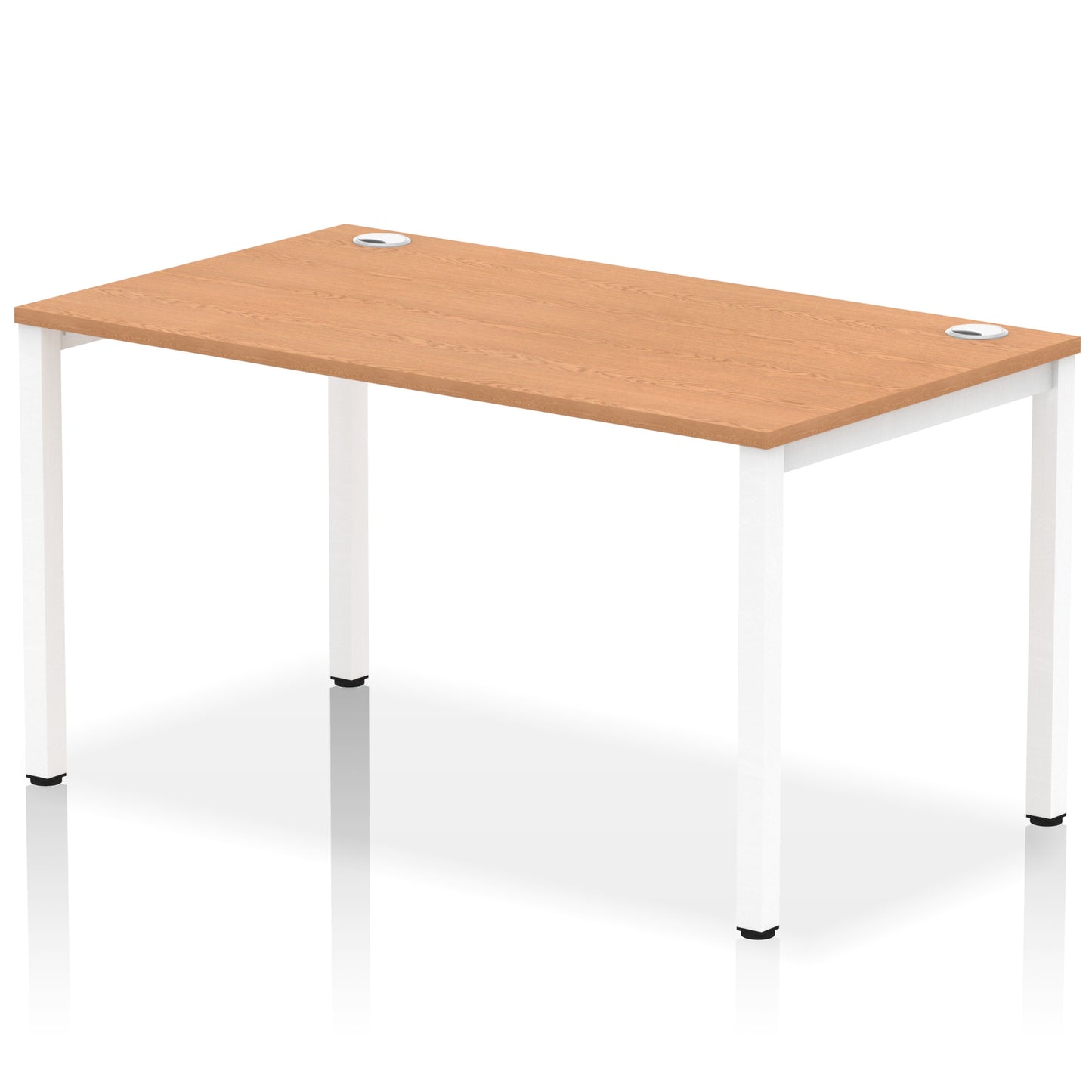 Impulse Single Starter Bench Desk - 1200mm, 1400mm, 1600mm, 1800mm - Multiple Colour Options