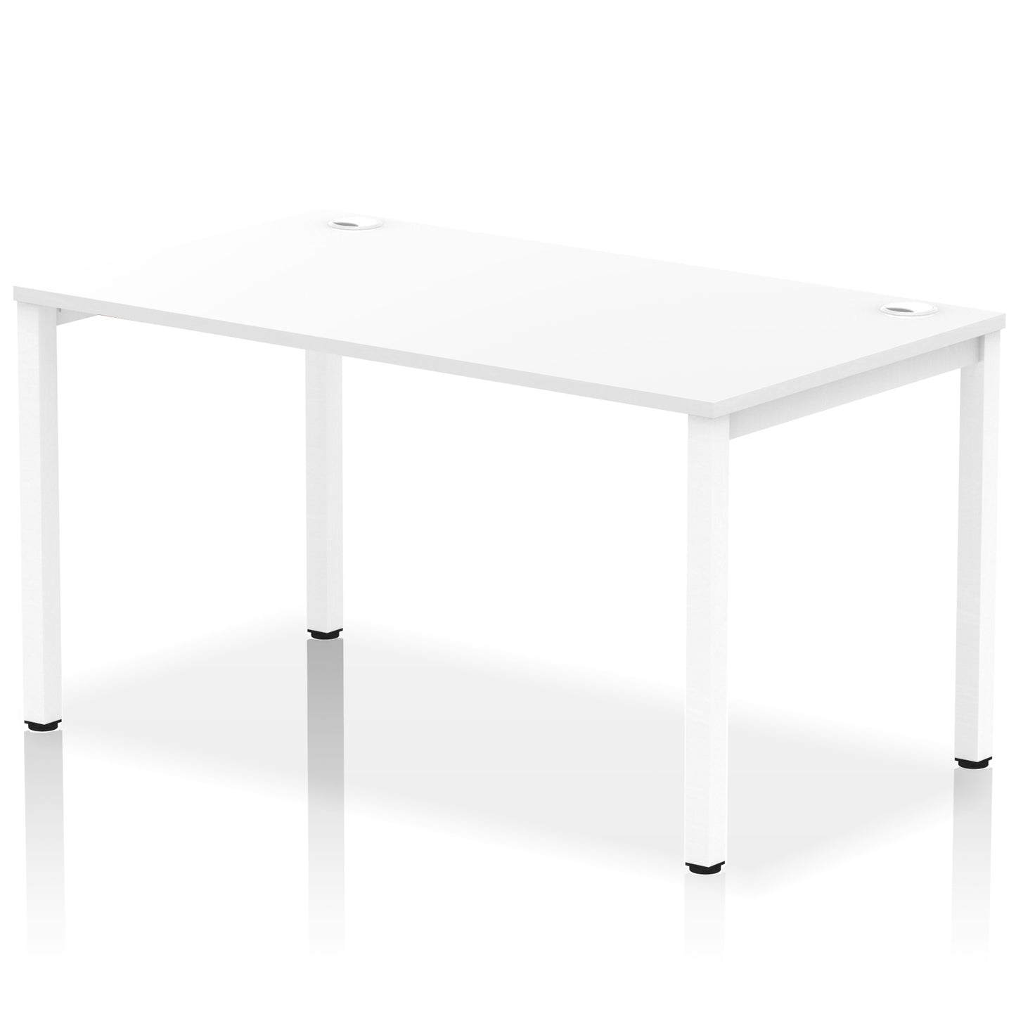 Impulse Single Starter Bench Desk - 1200mm, 1400mm, 1600mm, 1800mm - Multiple Colour Options