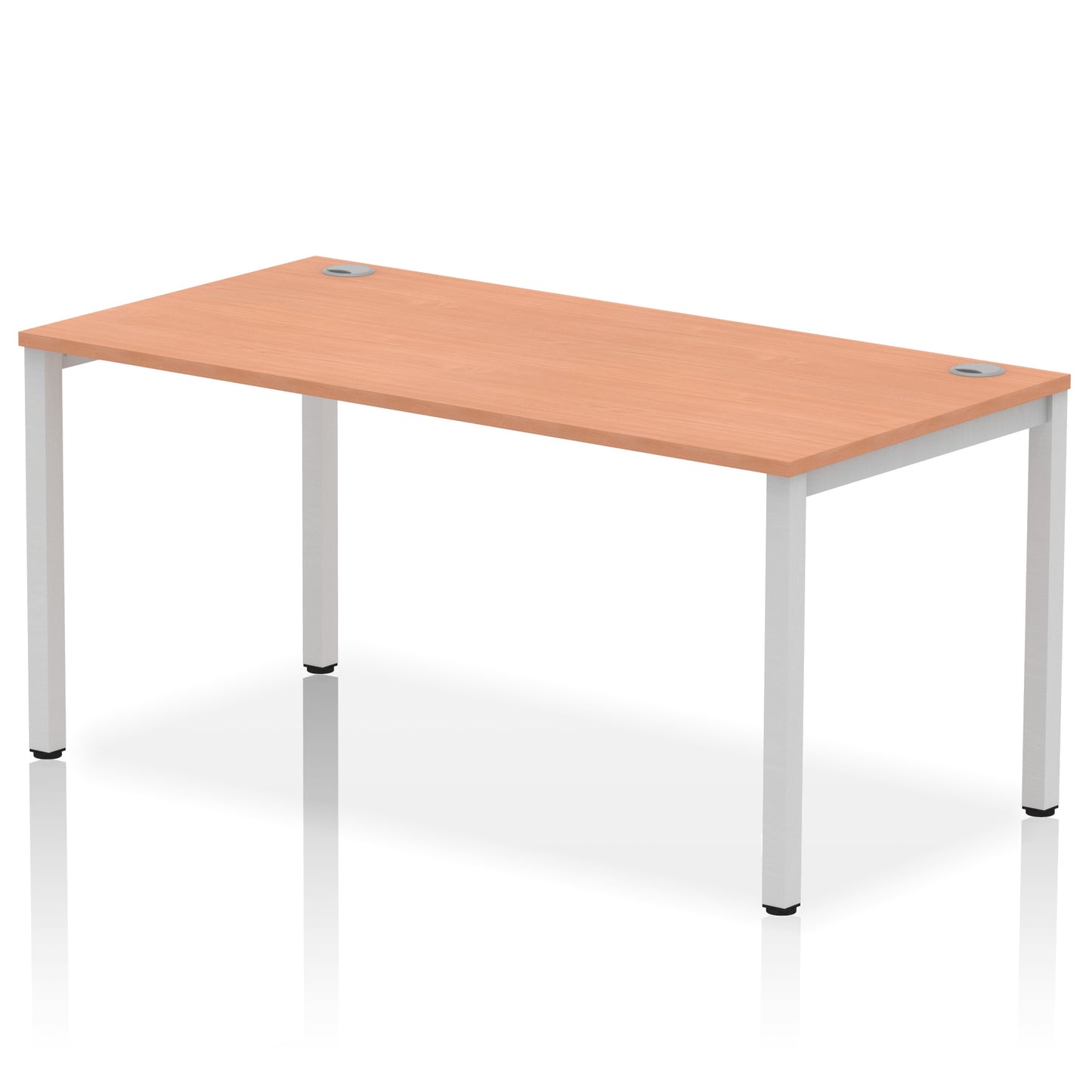Impulse Single Starter Bench Desk - 1200mm, 1400mm, 1600mm, 1800mm - Multiple Colour Options
