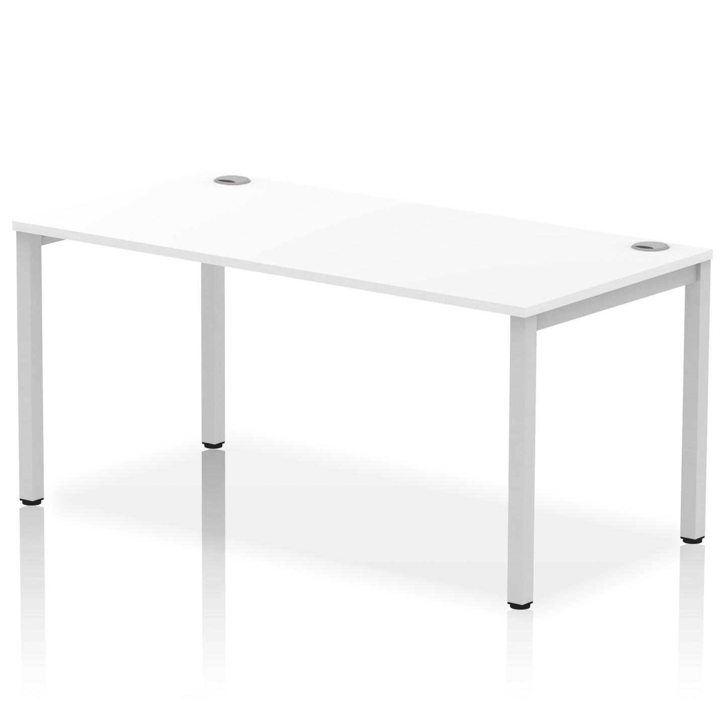 Impulse Single Starter Bench Desk - 1200mm, 1400mm, 1600mm, 1800mm - Multiple Colour Options