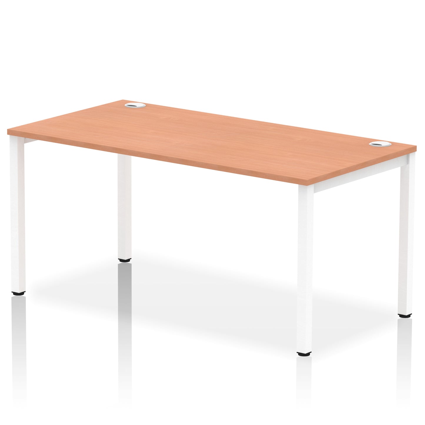 Impulse Single Starter Bench Desk - 1200mm, 1400mm, 1600mm, 1800mm - Multiple Colour Options