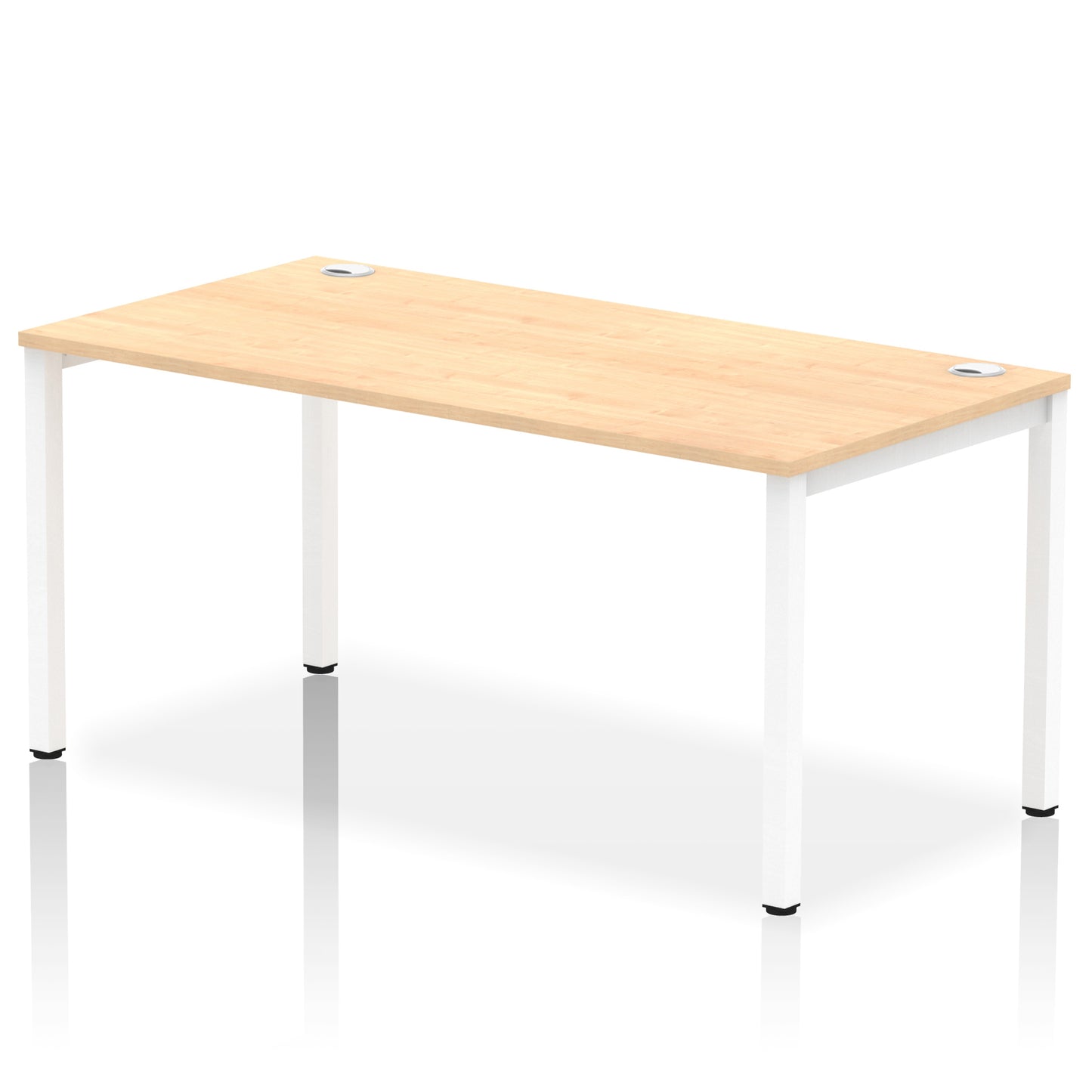 Impulse Single Starter Bench Desk - 1200mm, 1400mm, 1600mm, 1800mm - Multiple Colour Options