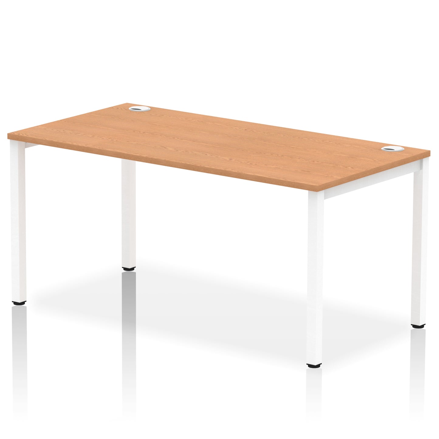 Impulse Single Starter Bench Desk - 1200mm, 1400mm, 1600mm, 1800mm - Multiple Colour Options