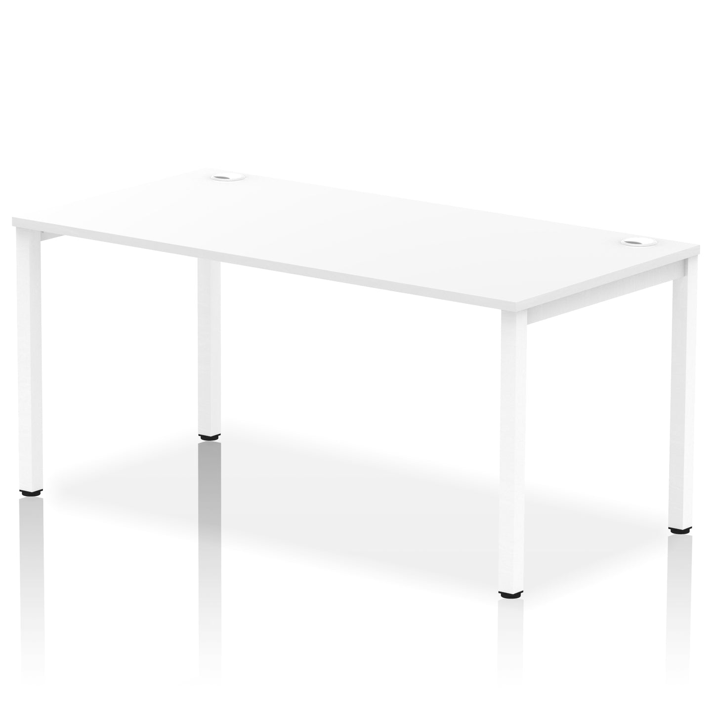Impulse Single Starter Bench Desk - 1200mm, 1400mm, 1600mm, 1800mm - Multiple Colour Options